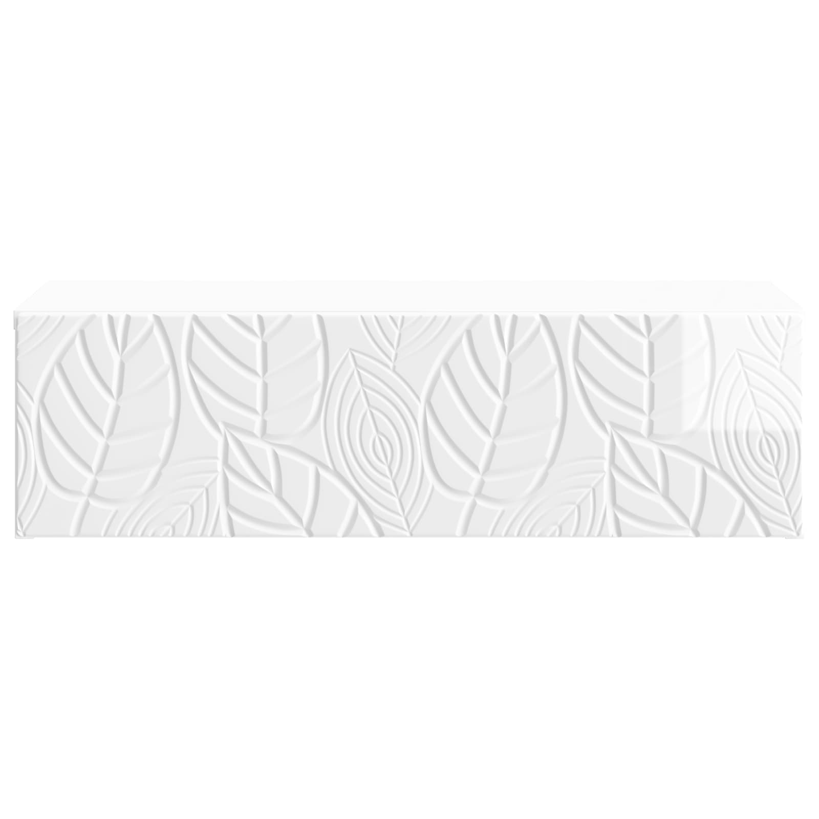 Table d'appoint murale Blanc brillant 87,5 x 34,5 x 17 cm - XIOS