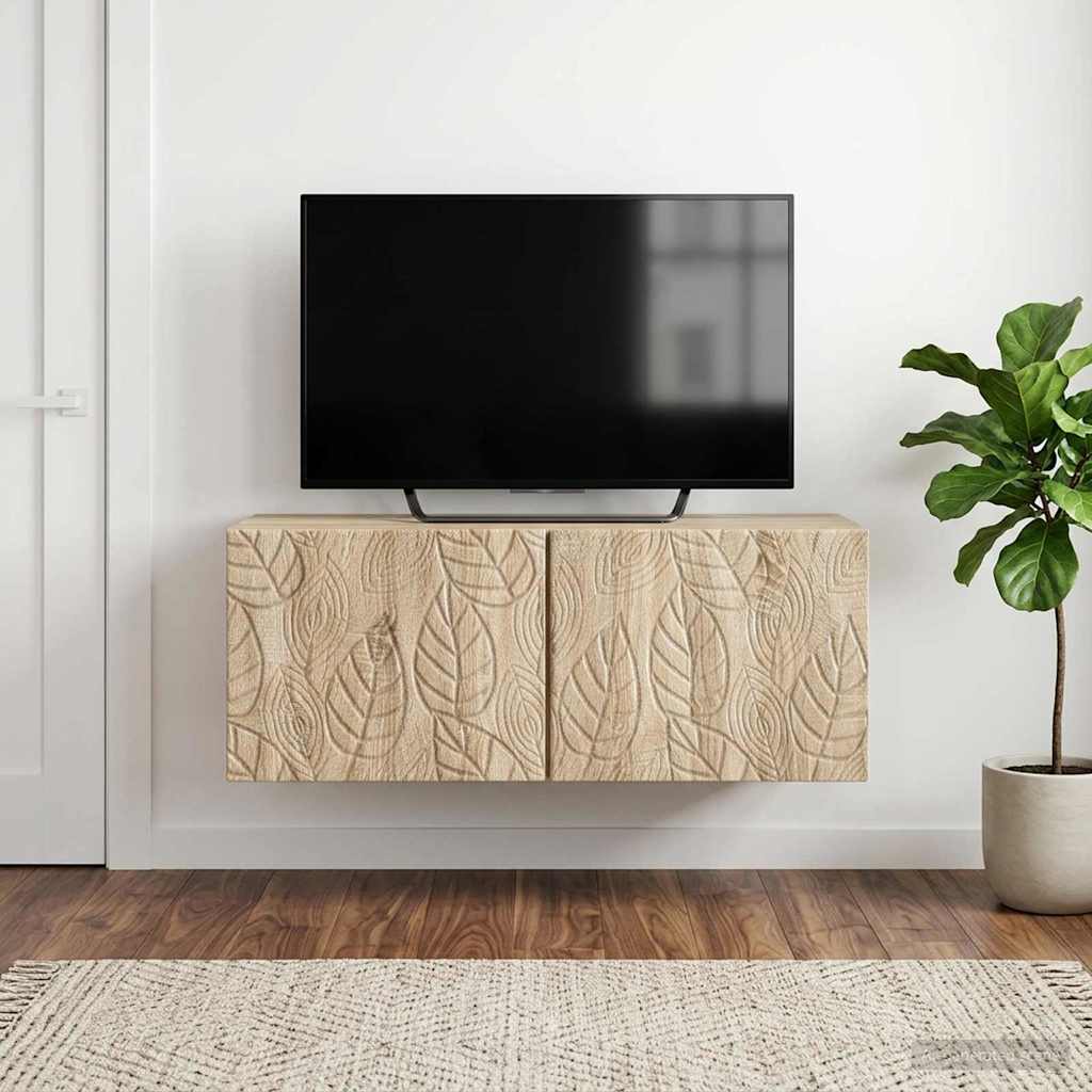 Meuble TV mural 59,5 x 41 x 30 cm Chêne Sonoma