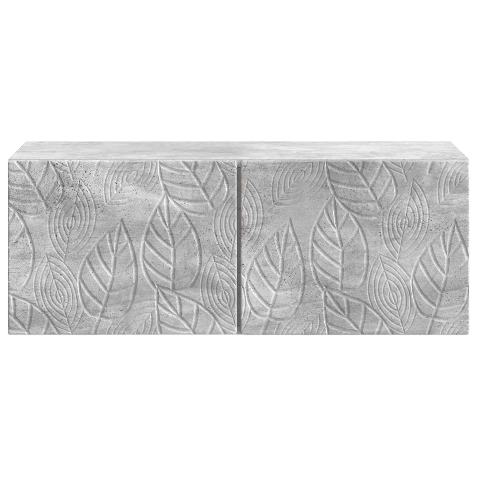 Meuble TV mural 59,5 x 41 x 30 cm Gris béton Bois d'ingénierie - XIOS