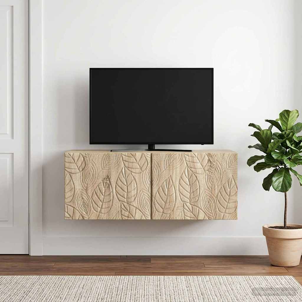 Meuble TV mural 78,5 x 41 x 30 cm Chêne Sonoma - XIOS
