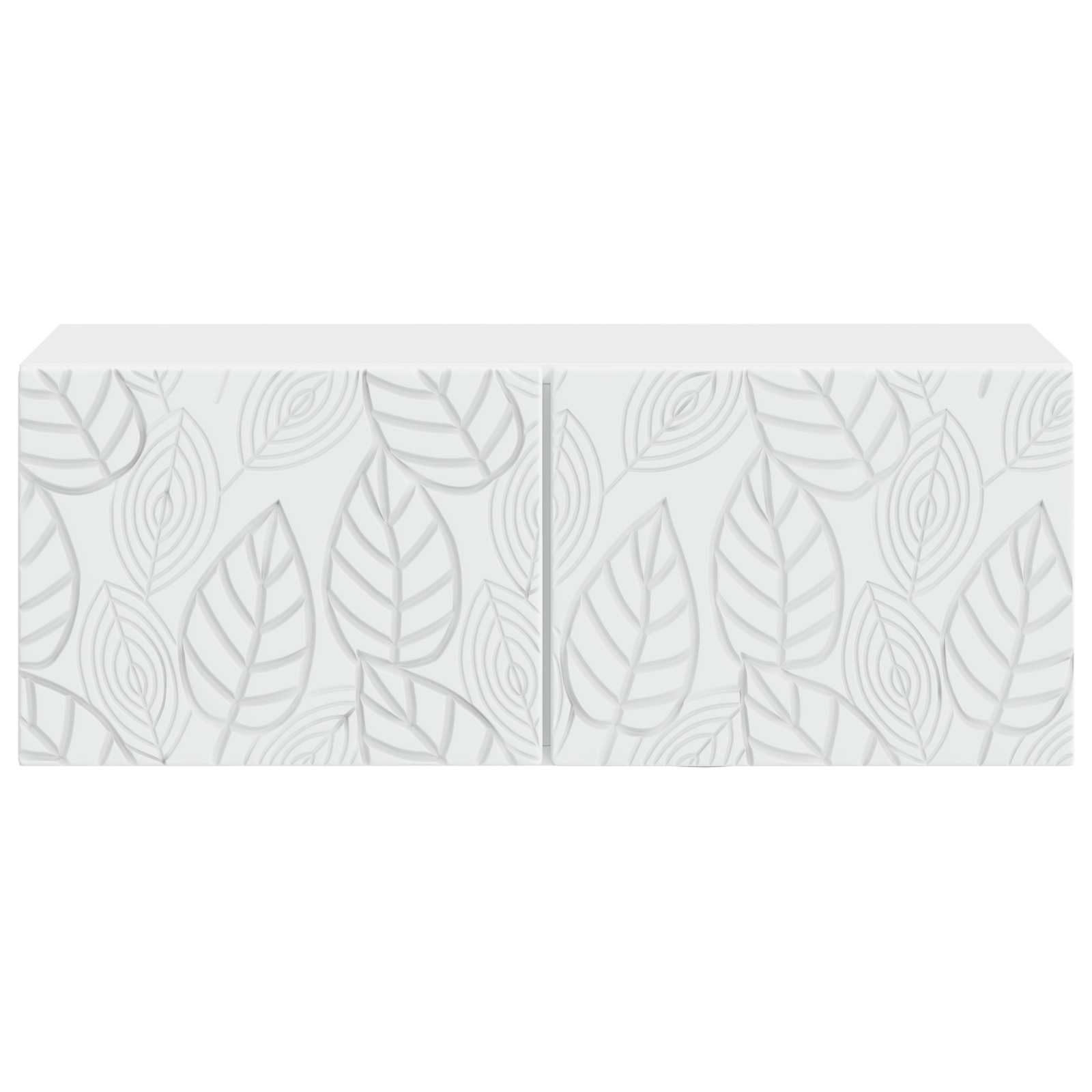 Meuble TV mural 98 x 41 x 30 cm Blanc Bois d'ingénierie - XIOS