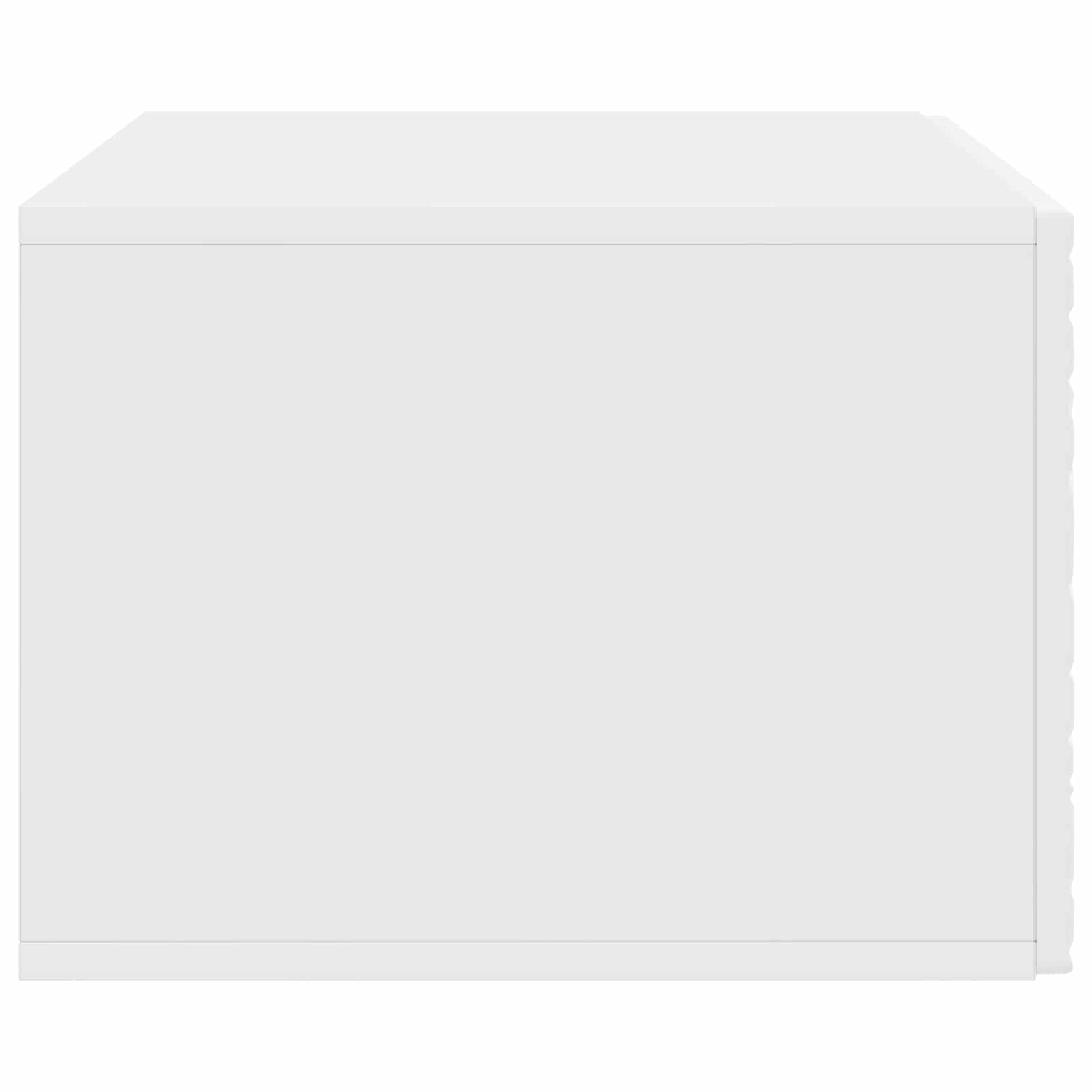 Meuble TV mural 98 x 41 x 30 cm Blanc Bois d'ingénierie - XIOS
