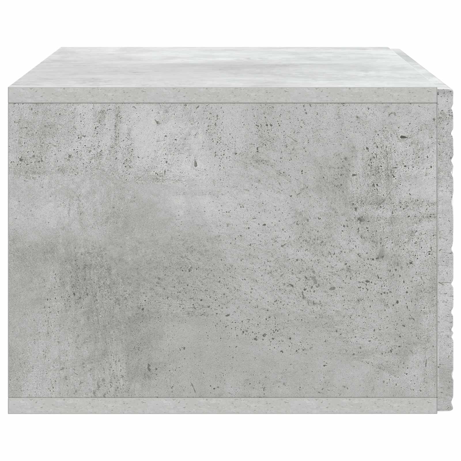 Meuble TV mural 98 x 41 x 30 cm Gris béton Bois d'ingénierie - XIOS