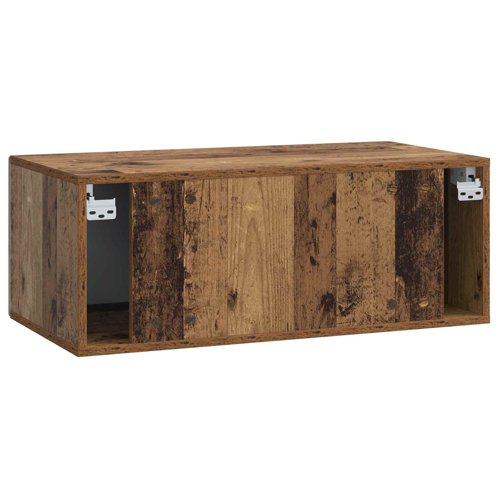 Meuble TV mural 78,5 x 31 cm Bois ancien Bois d'ingénierie