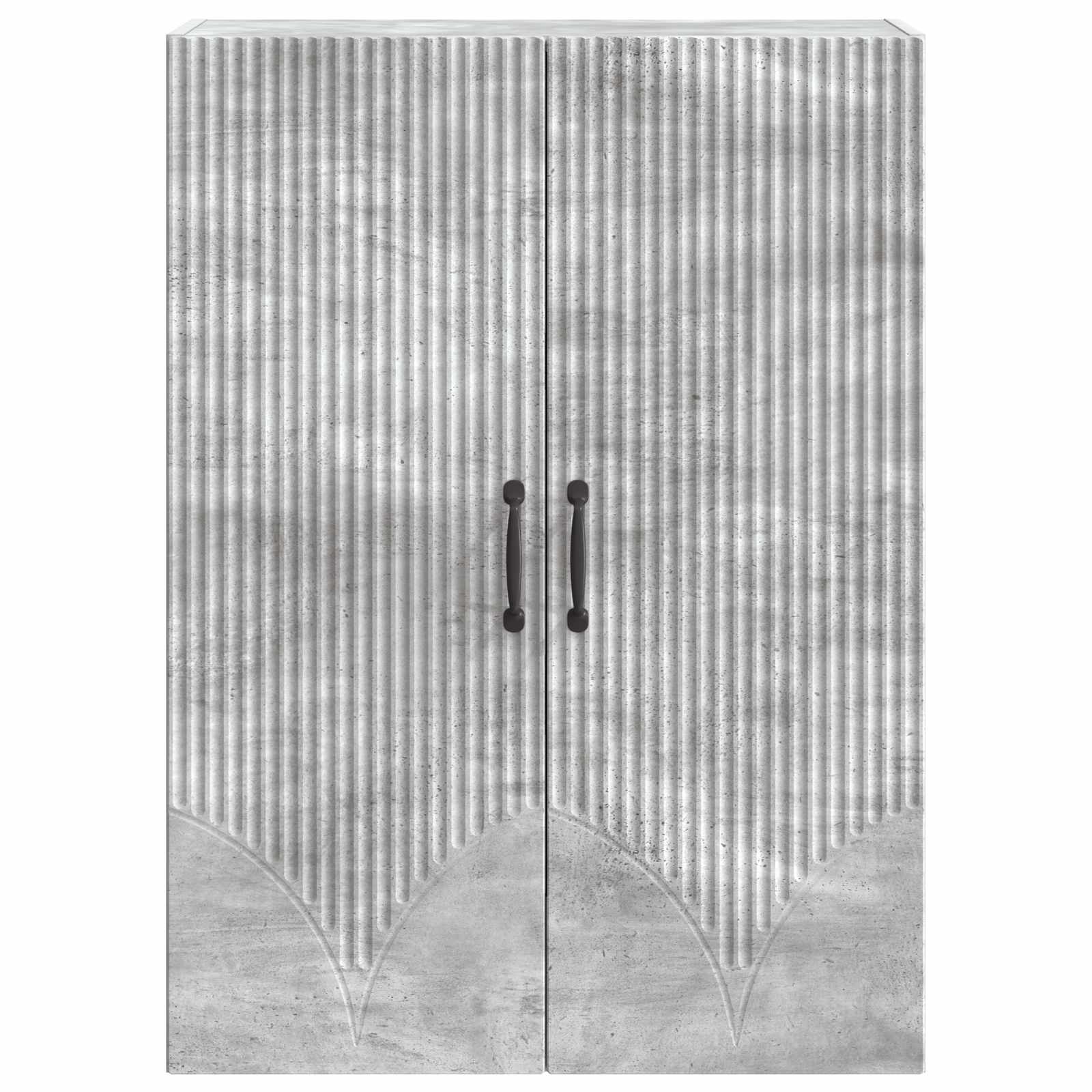 Armoire Murale Gris béton 66 x 34,5 x 90 cm Bois d'ingénierie - XIOS