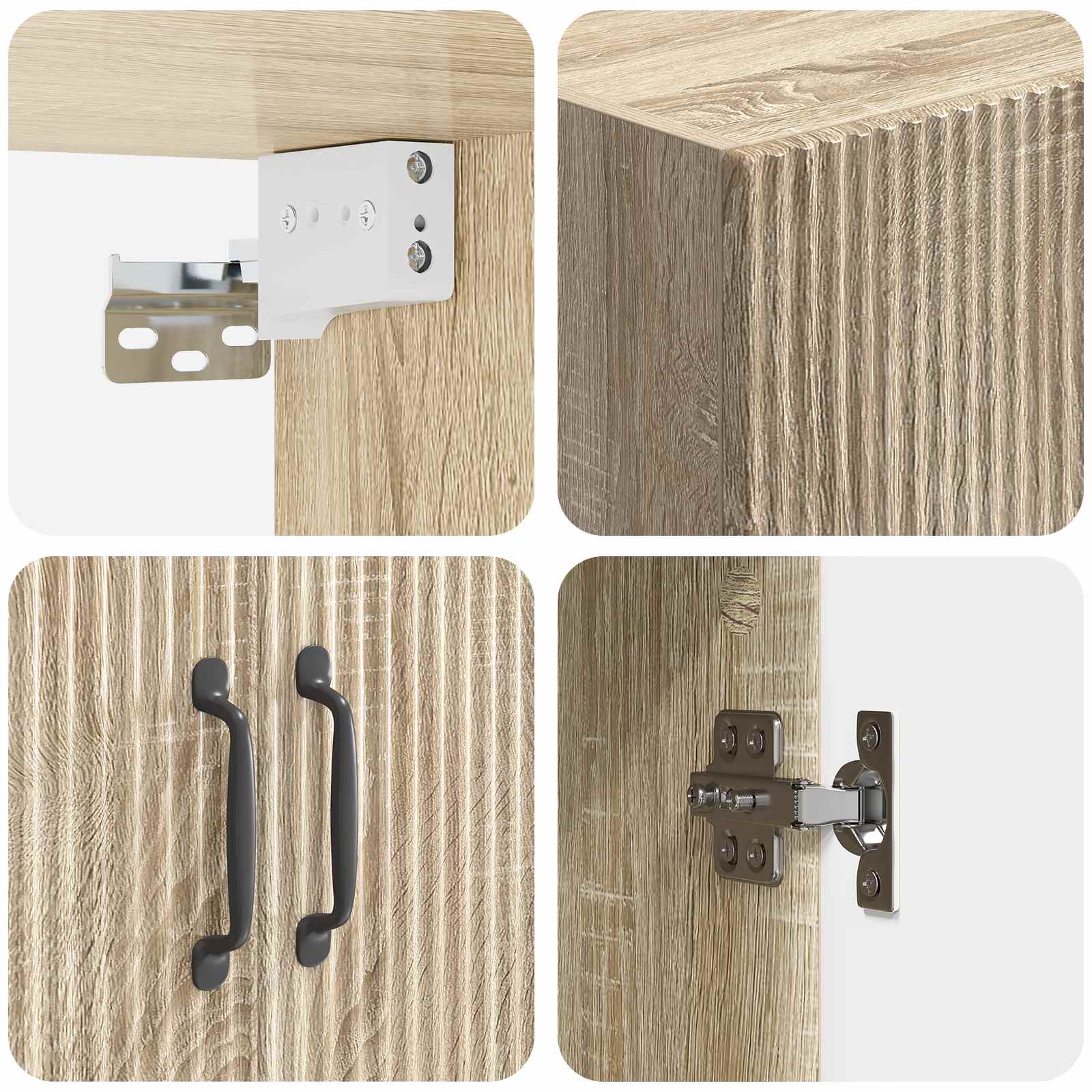 Armoire Murale Chêne Sonoma 59 x 31 x 60 cm Bois d'ingénierie - XIOS