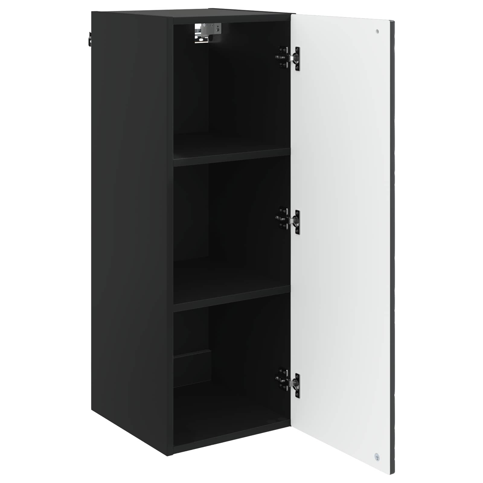 Armoire Murale Noir 33 x 34,5 x 90 cm Bois d'ingénierie - XIOS