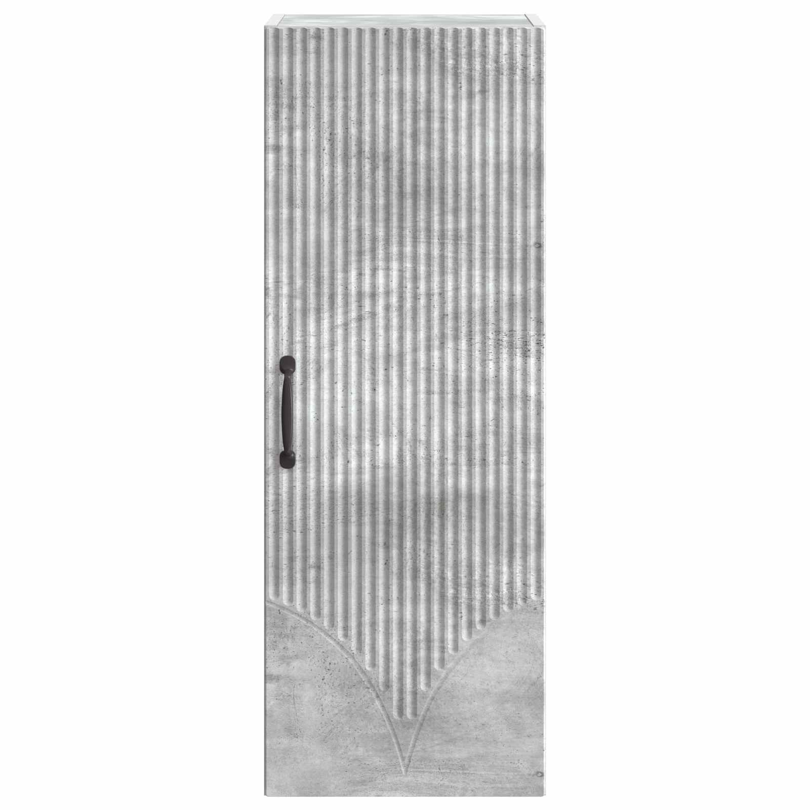 Armoire Murale Gris béton 33 x 34,5 x 90 cm Bois d'ingénierie - XIOS
