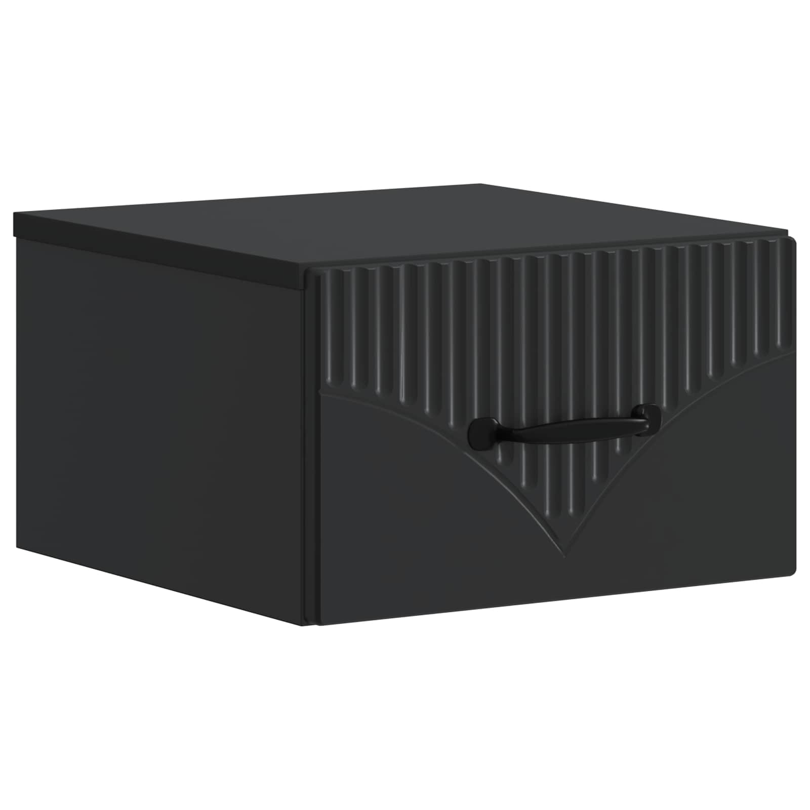 Cabinet de chevet mural 2 pcs Noir 34,5 x 33 x 20 cm - XIOS