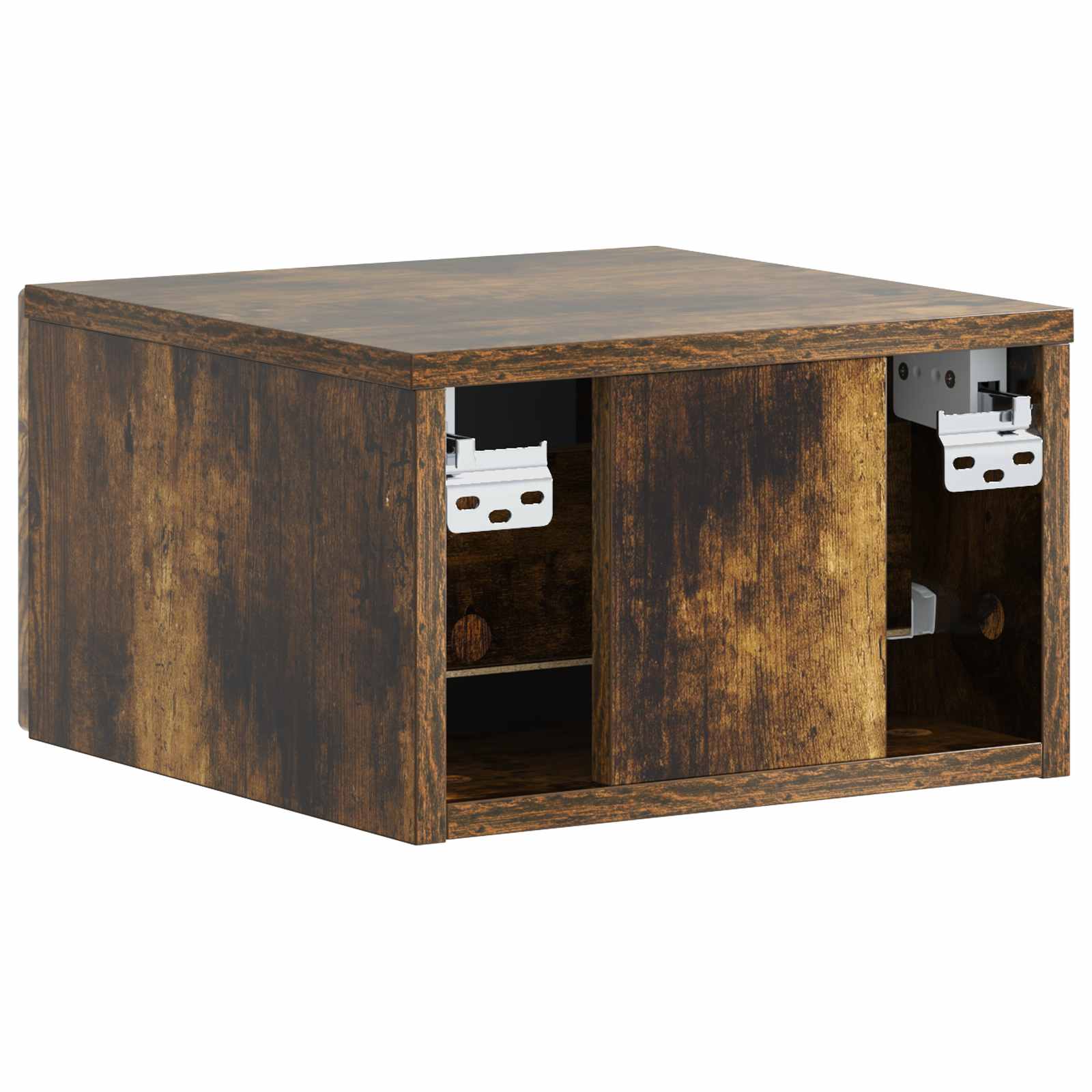 Cabinet de chevet mural 2 pcs Chêne fumé 34,5 x 33 x 20 cm - XIOS