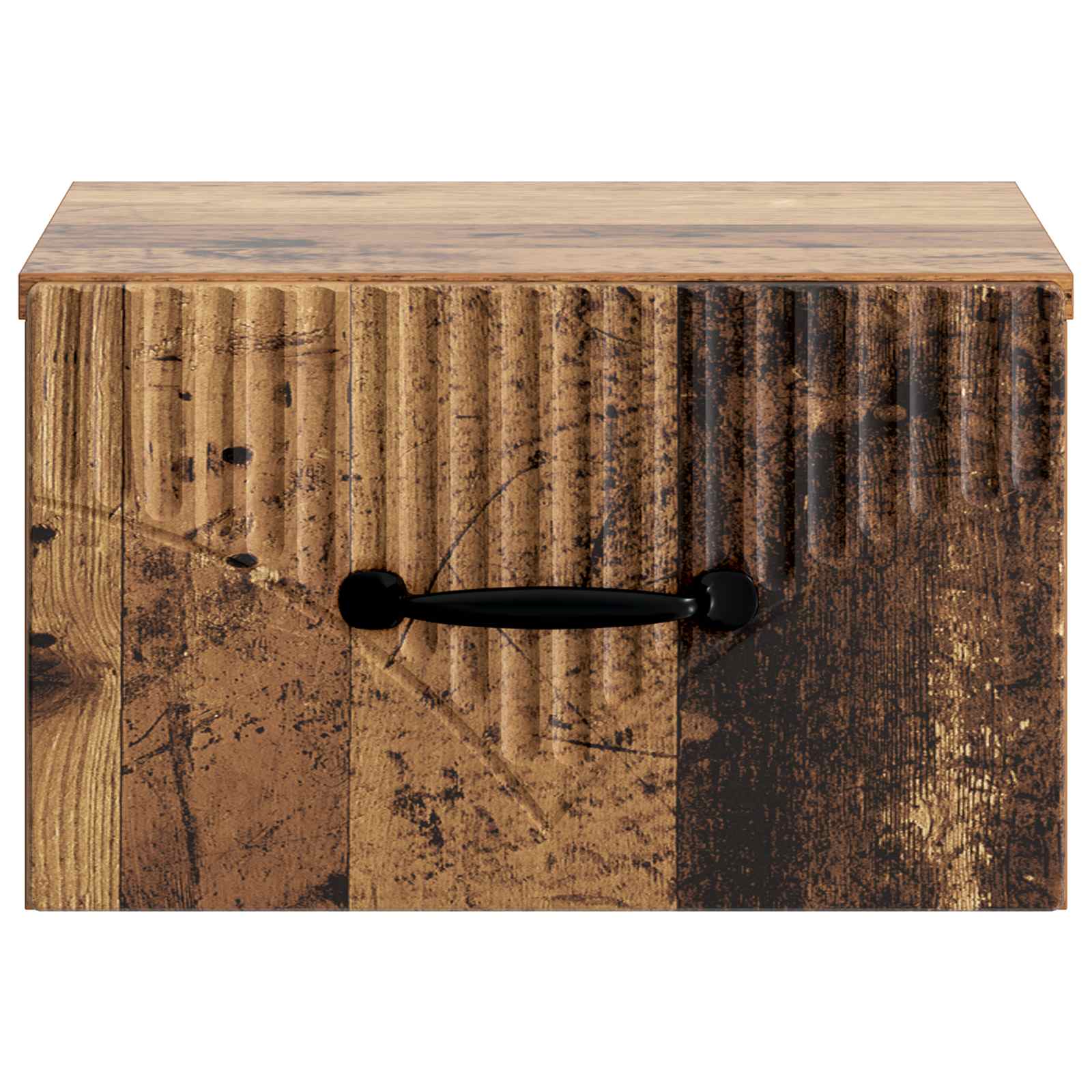 Cabinet de chevet mural 2 pcs Bois ancien 34,5 x 33 x 20 cm