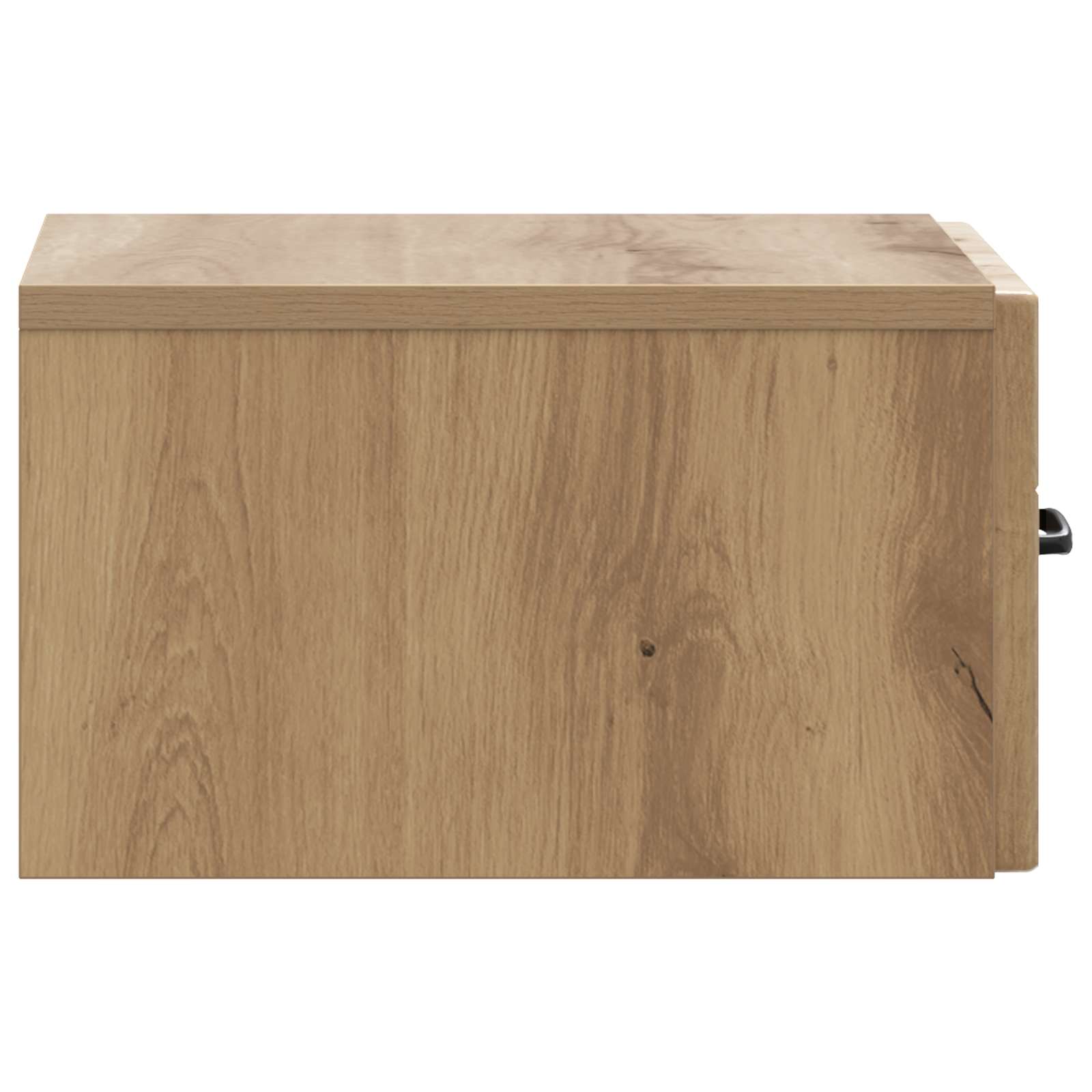 Cabinet de chevet mural 2 pc Chêne artisanal 34,5 x 33 x 20 cm