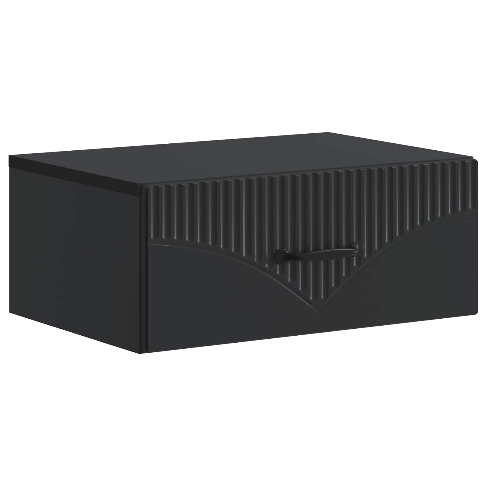 Cabinet de chevet mural 2 pcs Noir 49 x 34,5 x 20 cm - XIOS