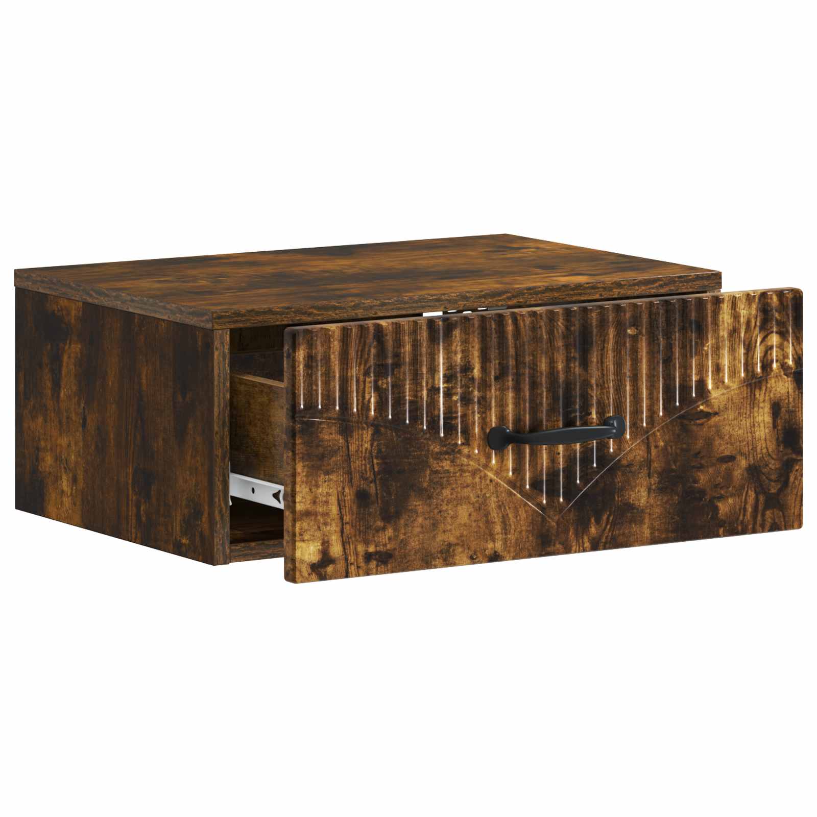 Cabinet de chevet mural 2 pcs Chêne fumé 49 x 34,5 x 20 cm - XIOS