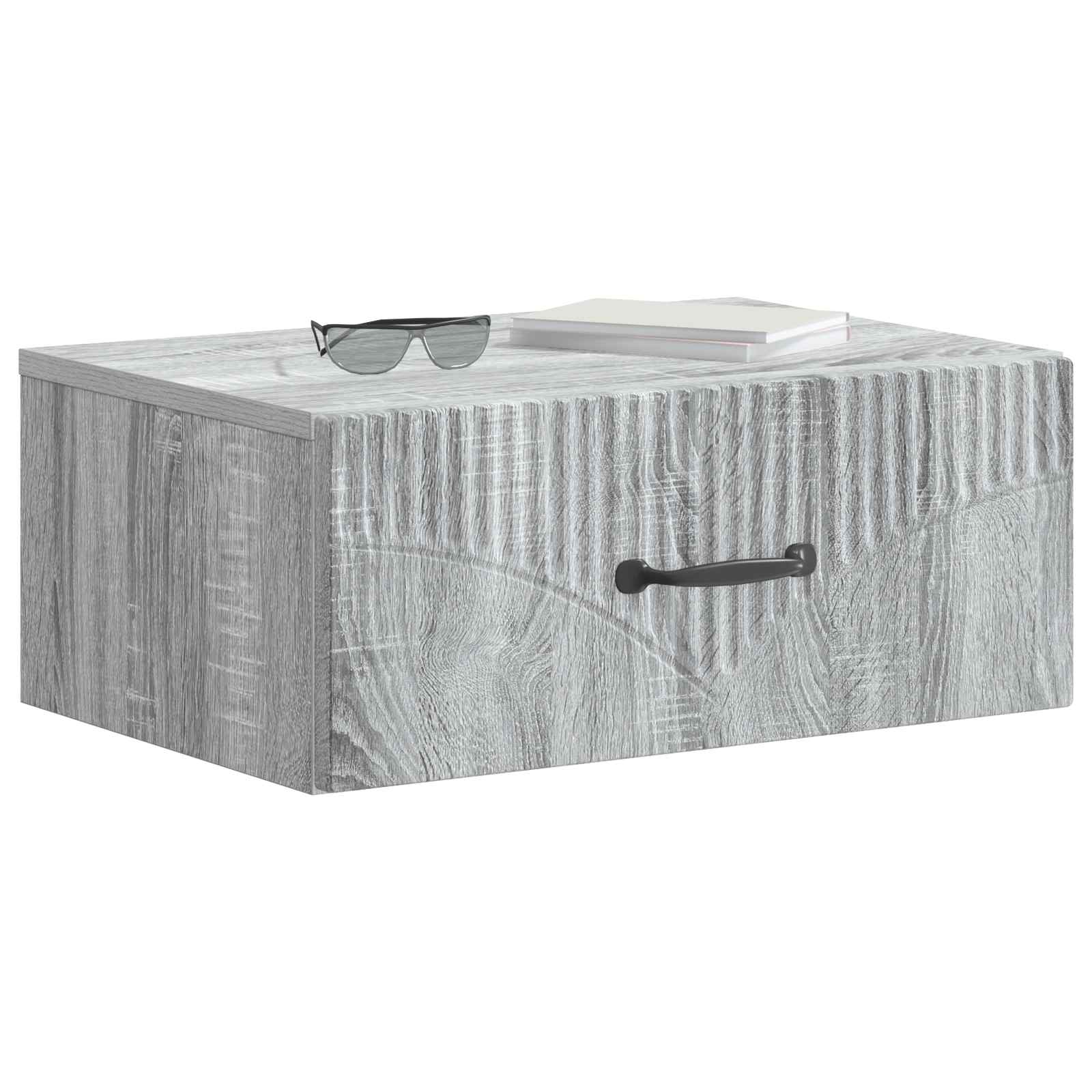 Cabinet de chevet mural 2 pcs Sonoma gris 49 x 34,5 x 20 cm - XIOS