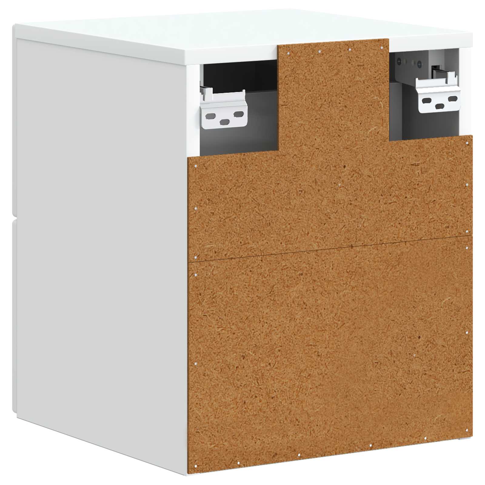 Cabinet de chevet mural 2 pcs Blanc 34,5 x 33 x 40 cm - XIOS