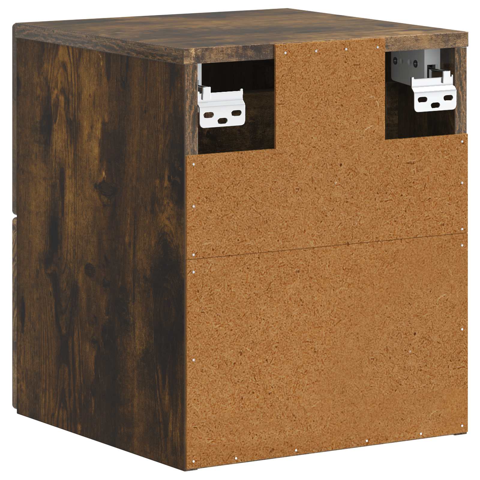 Cabinet de chevet mural 2 pcs Chêne fumé 34,5 x 33 x 40 cm - XIOS