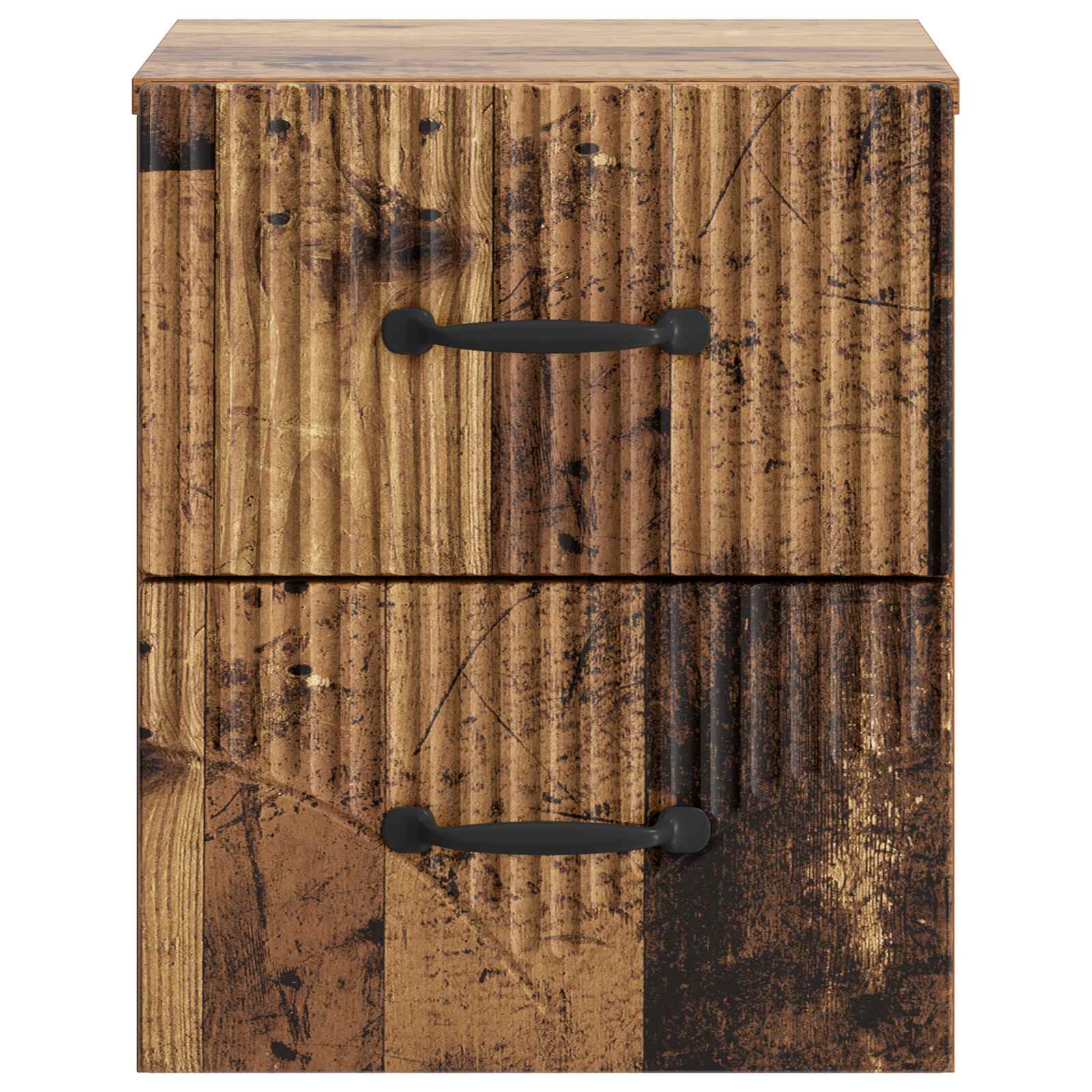 Cabinet de chevet mural 2 pcs Bois ancien 34,5 x 33 x 40 cm - XIOS