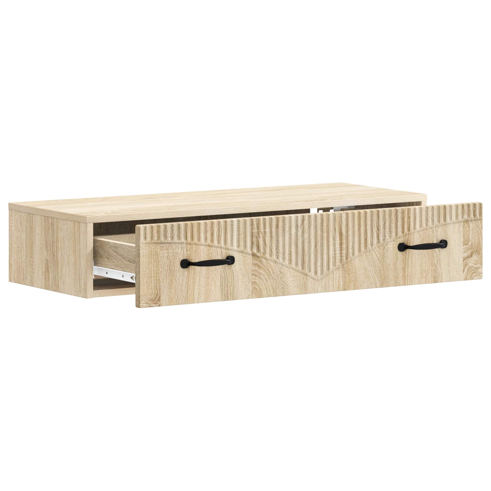 Table d'appoint murale Chêne Sonoma 87,5 x 34,5 x 17 cm - XIOS