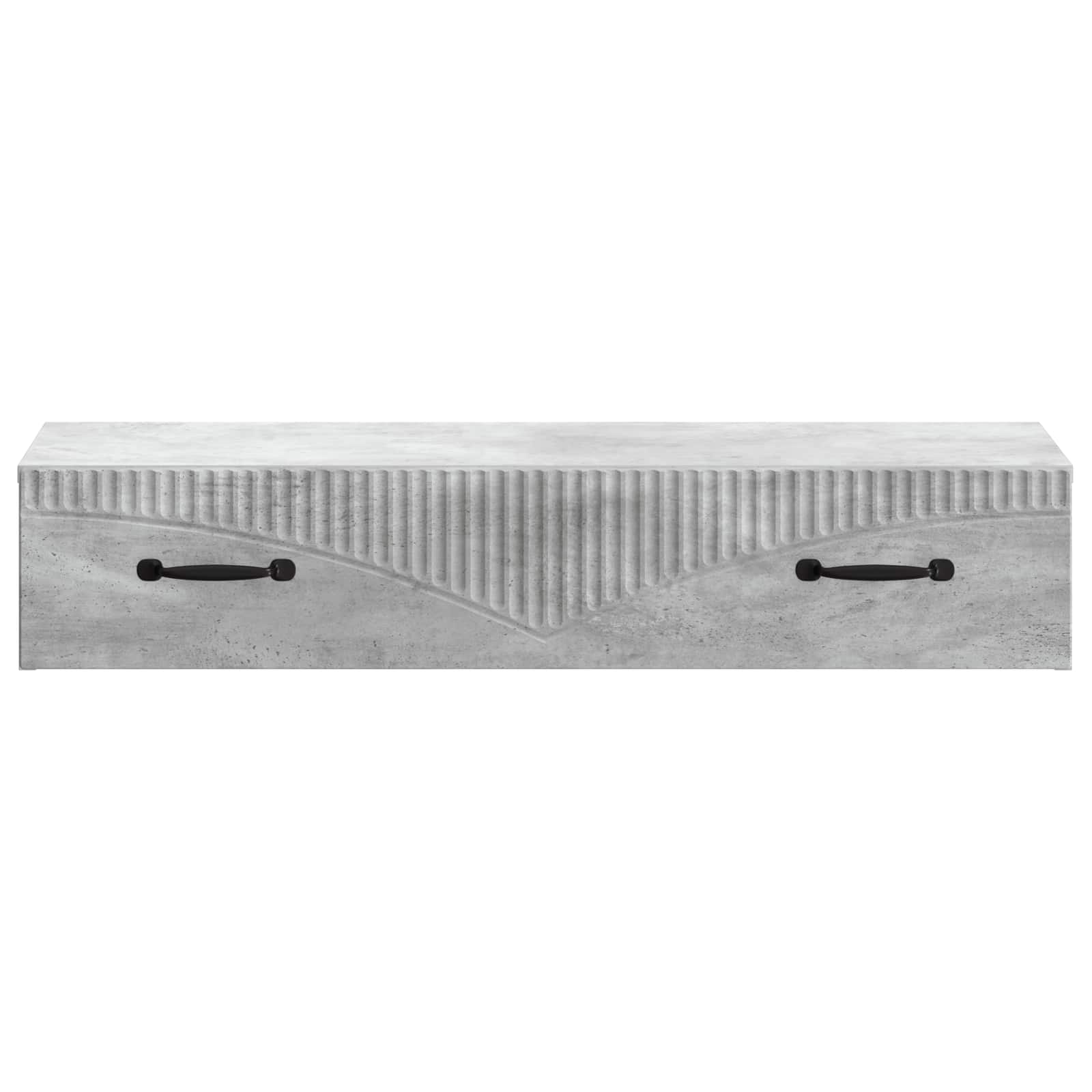 Table d'appoint murale Gris béton 87,5 x 34,5 x 17 cm - XIOS