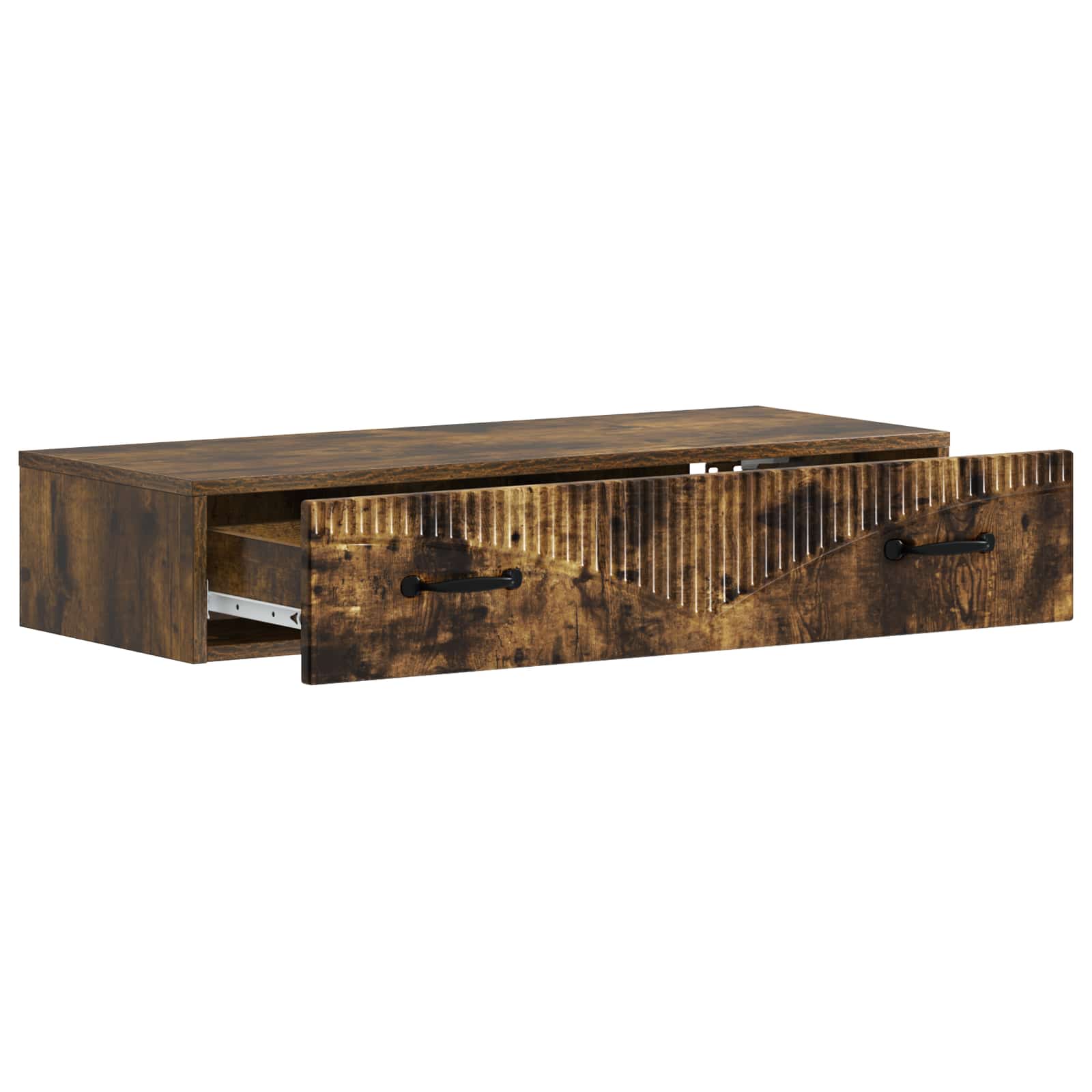 Table d'appoint murale Chêne fumé 87,5 x 34,5 x 17 cm - XIOS