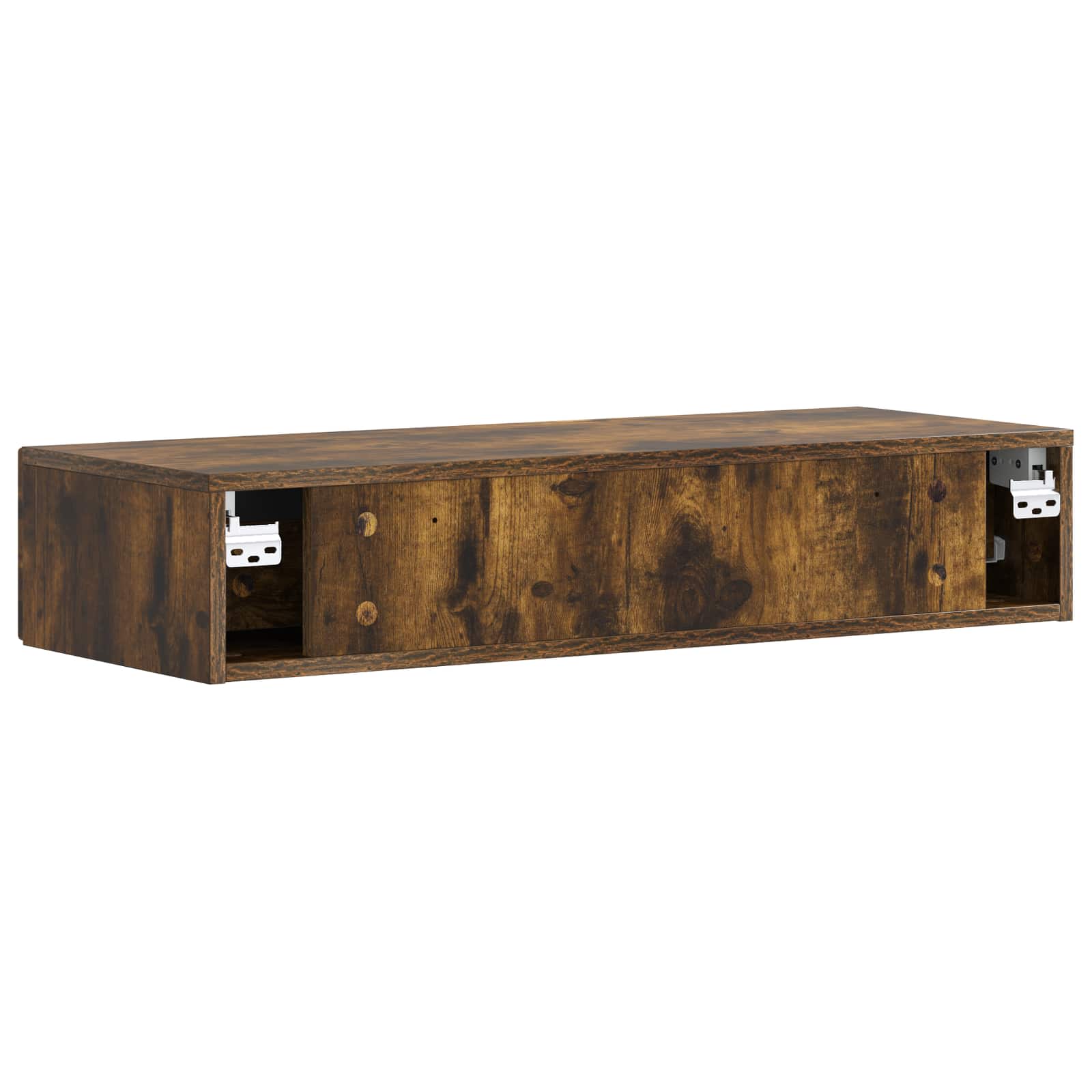 Table d'appoint murale Chêne fumé 87,5 x 34,5 x 17 cm - XIOS