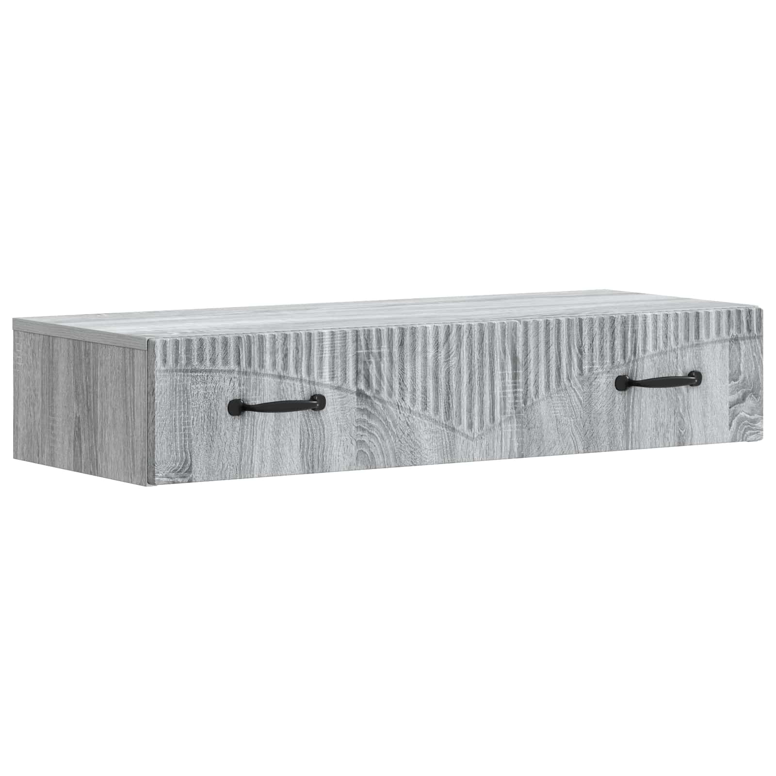 Table d'appoint murale Sonoma gris 87,5 x 34,5 x 17 cm - XIOS