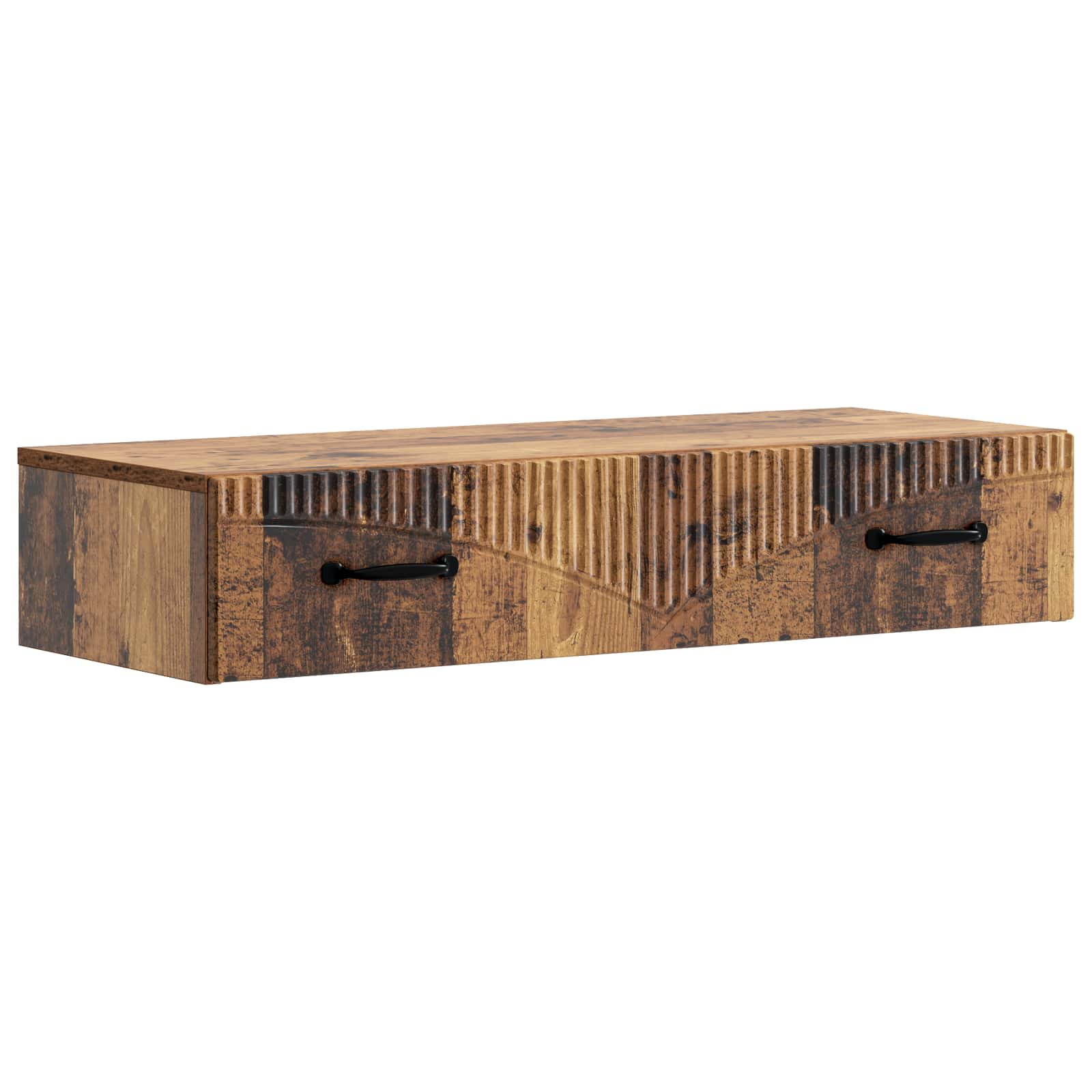 Table d'appoint murale Bois ancien 87,5 x 34,5 x 17 cm - XIOS