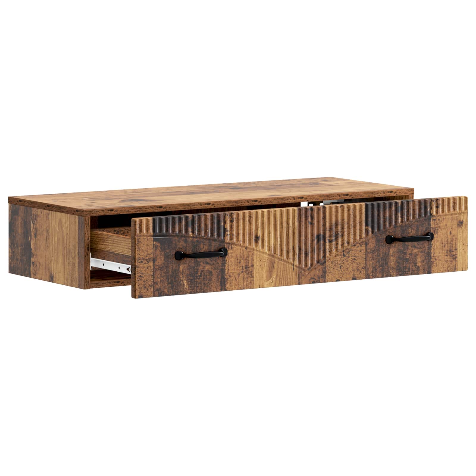 Table d'appoint murale Bois ancien 87,5 x 34,5 x 17 cm - XIOS