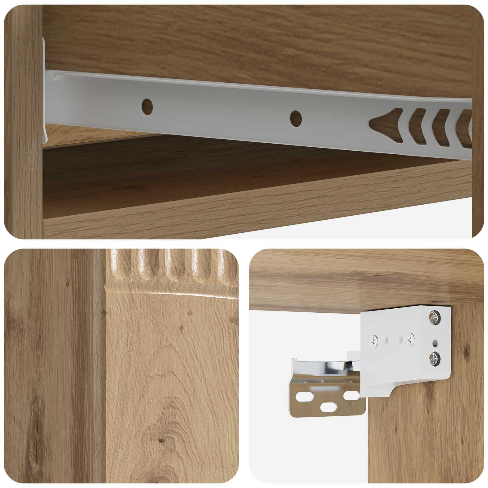 Table d'appoint murale 87,5 x 34,5 x 17 cm Bois d'ingénierie