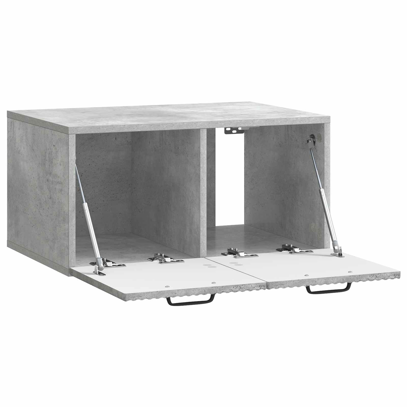 Meuble TV mural Gris béton 59,5 x 41 x 30 cm Bois d'ingénierie - XIOS