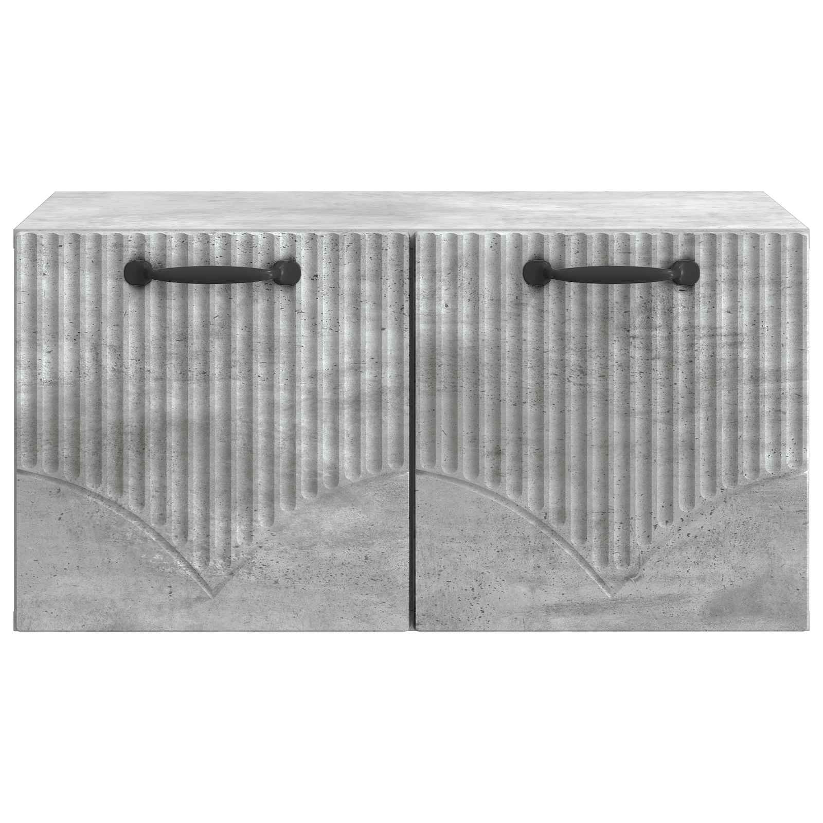 Meuble TV mural Gris béton 59,5 x 41 x 30 cm Bois d'ingénierie - XIOS