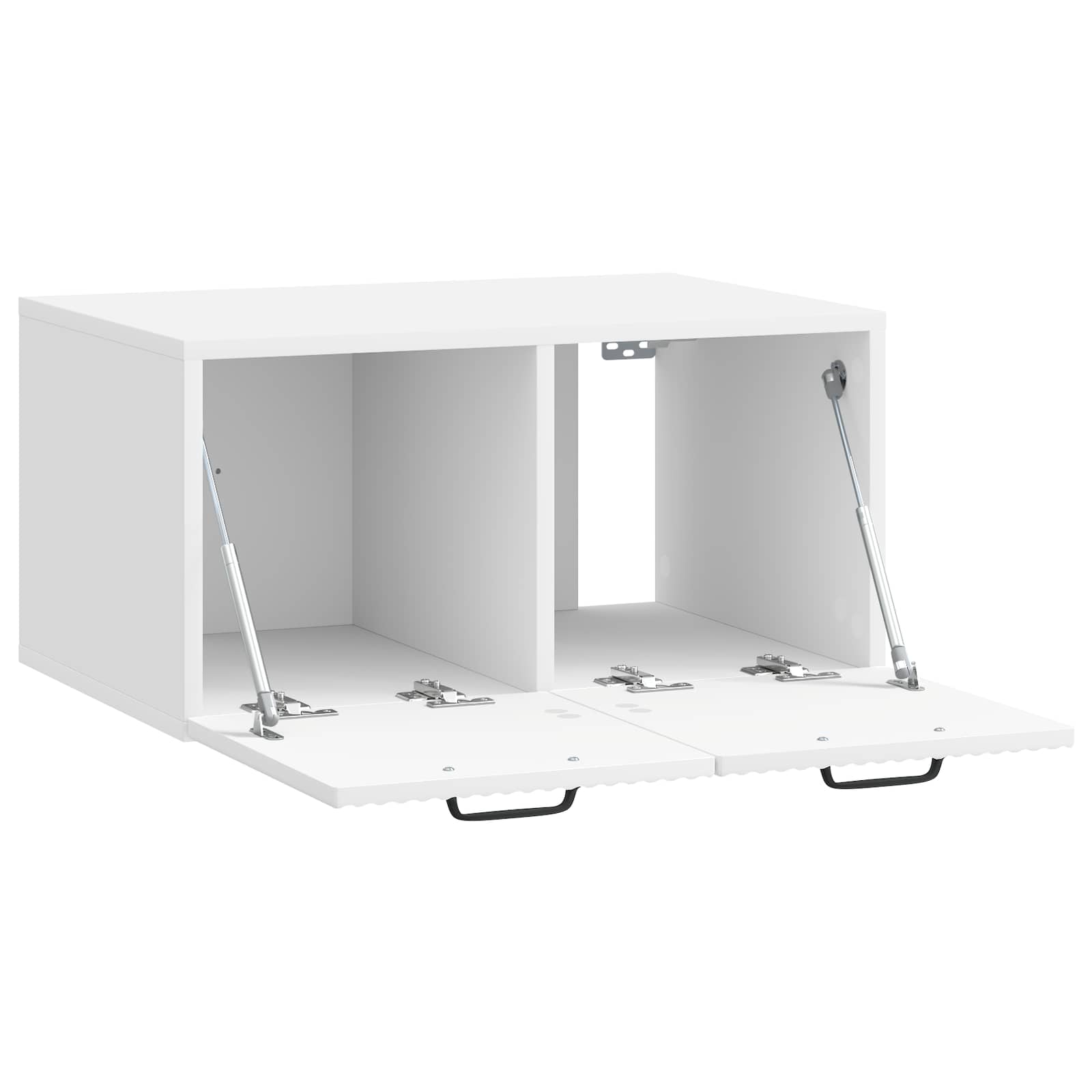 Meuble TV mural Montage mural Blanc brillant 59,5 x 41 x 30 cm - XIOS