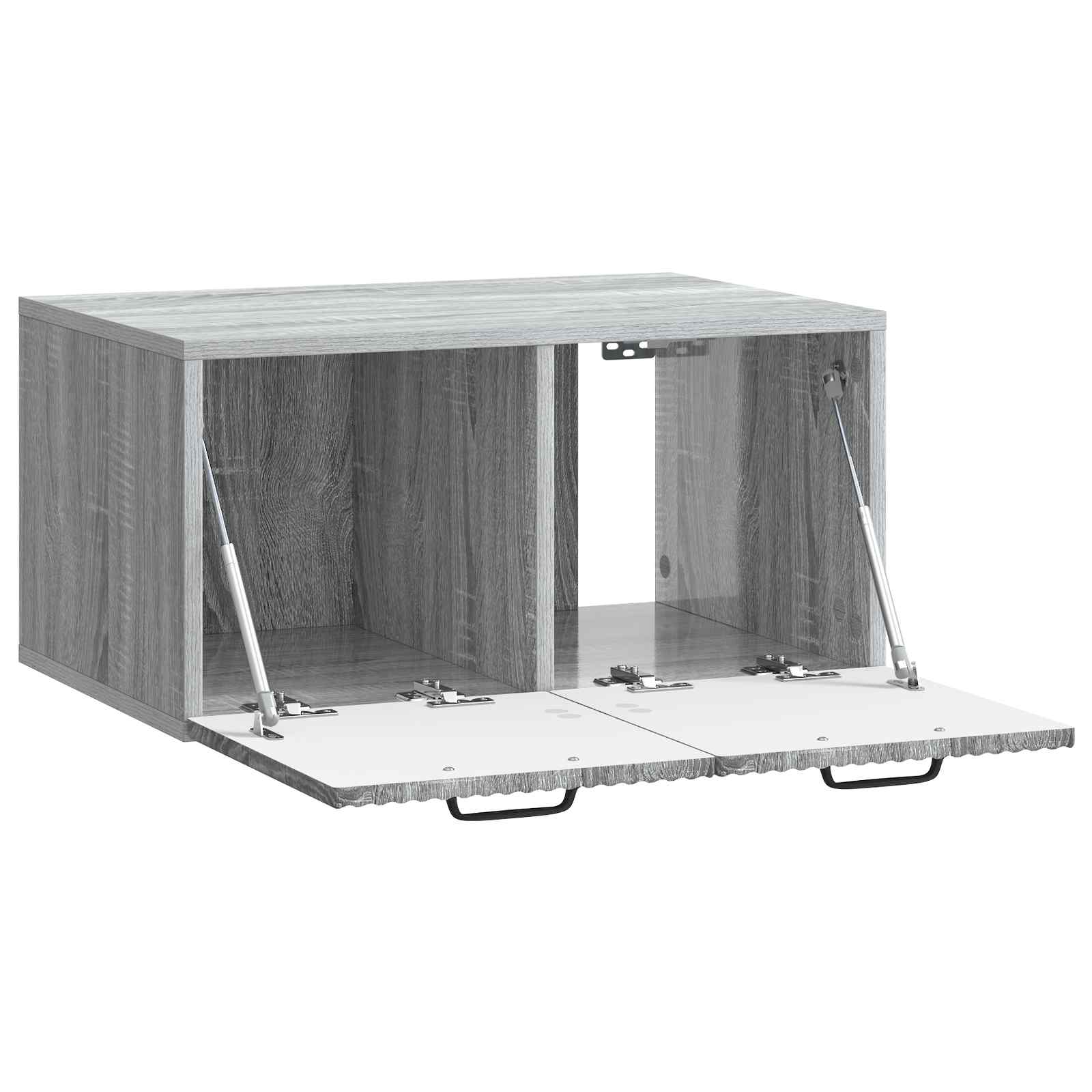 Meuble TV mural Sonoma gris 59,5 x 41 x 30 cm Bois d'ingénierie - XIOS
