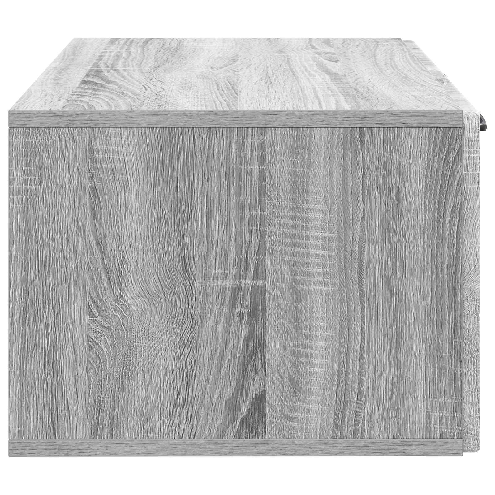 Meuble TV mural Sonoma gris 59,5 x 41 x 30 cm Bois d'ingénierie - XIOS
