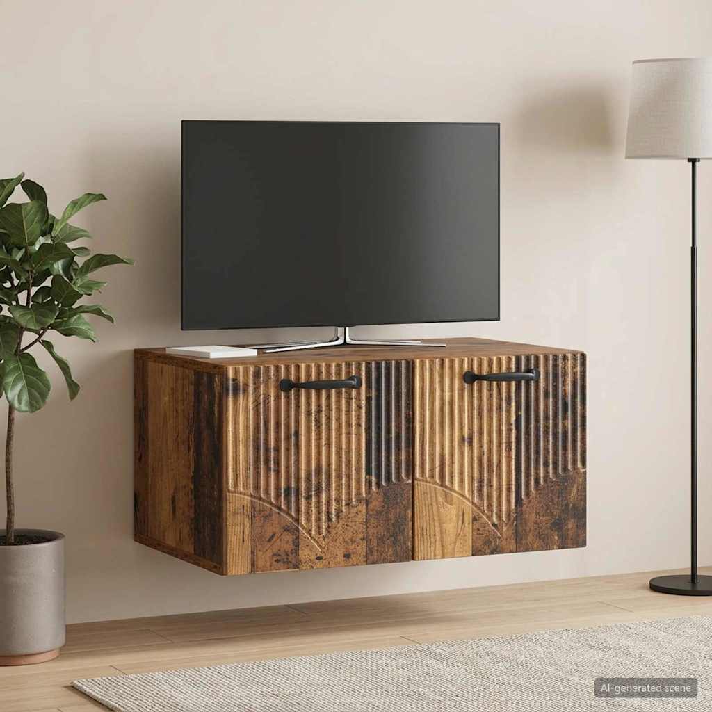 Meuble TV mural Bois ancien 59,5 x 41 x 30 cm Bois d'ingénierie - XIOS