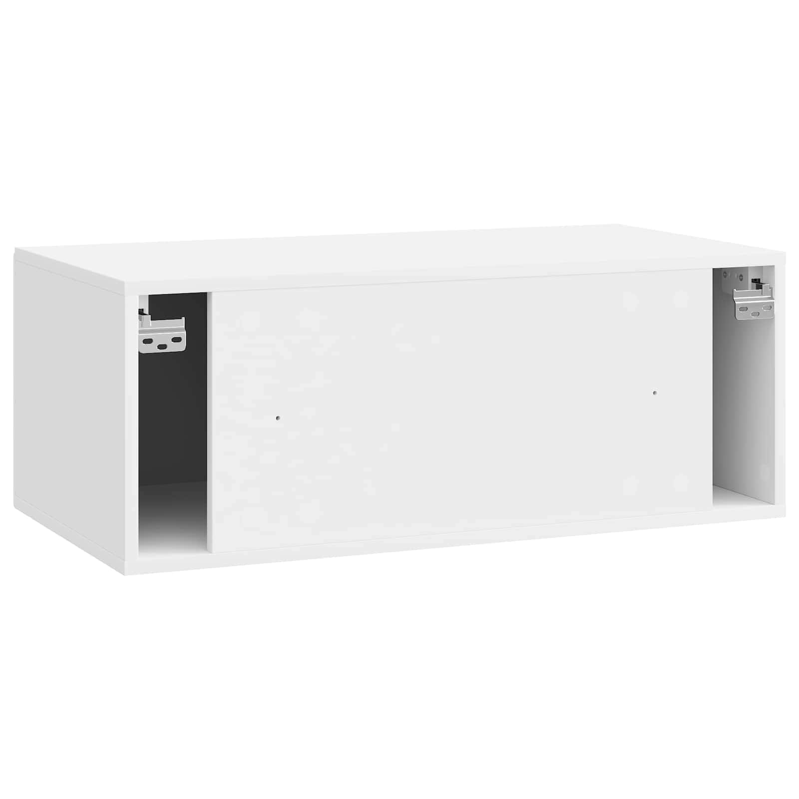 Meuble TV mural Montage mural Blanc brillant 78,5 x 41 x 30 cm - XIOS