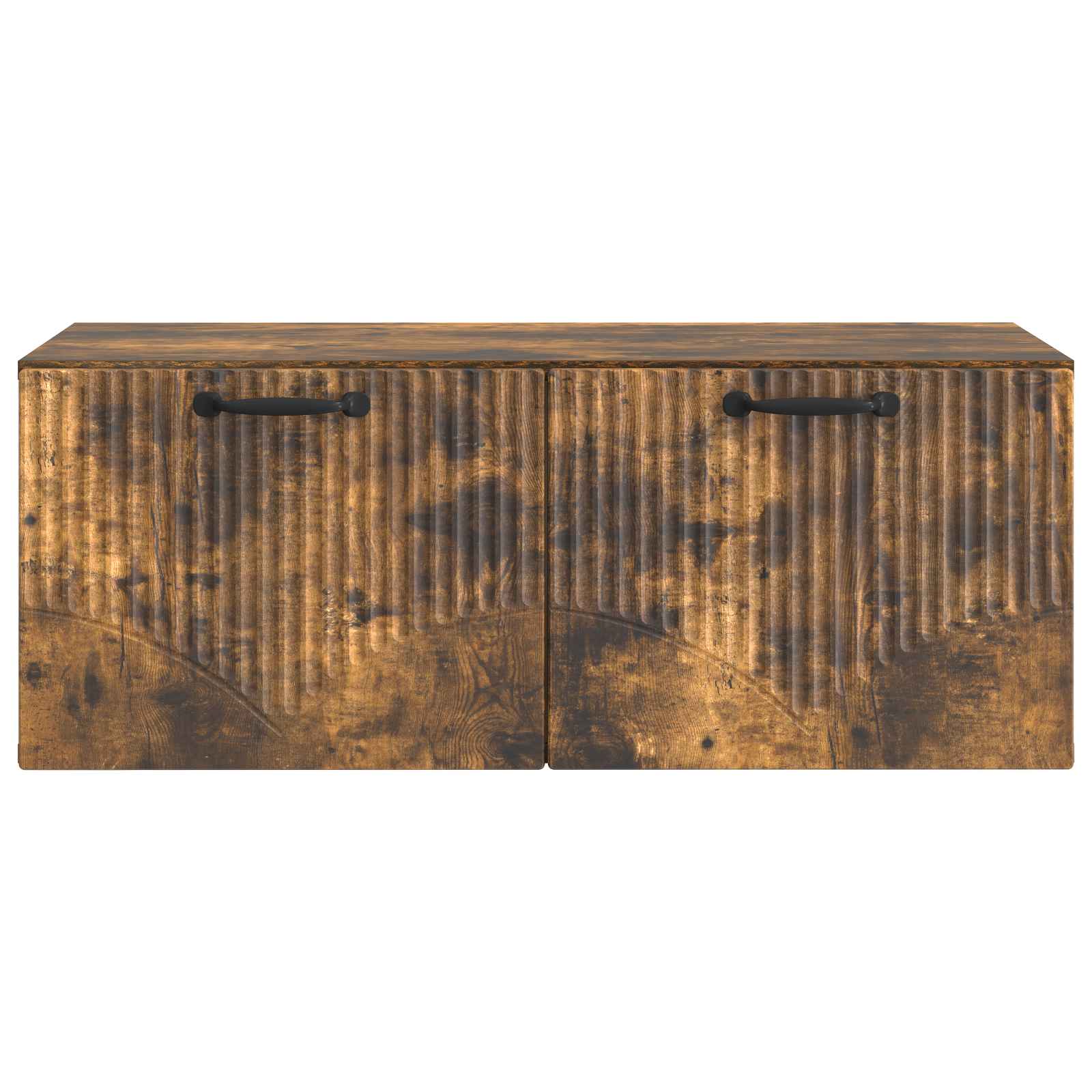 Meuble TV mural Chêne fumé 78,5 x 41 x 30 cm Bois d'ingénierie - XIOS