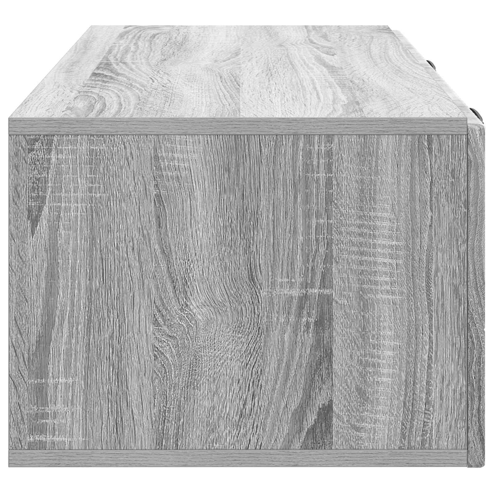 Meuble TV mural Sonoma gris 78,5 x 41 x 30 cm Bois d'ingénierie - XIOS