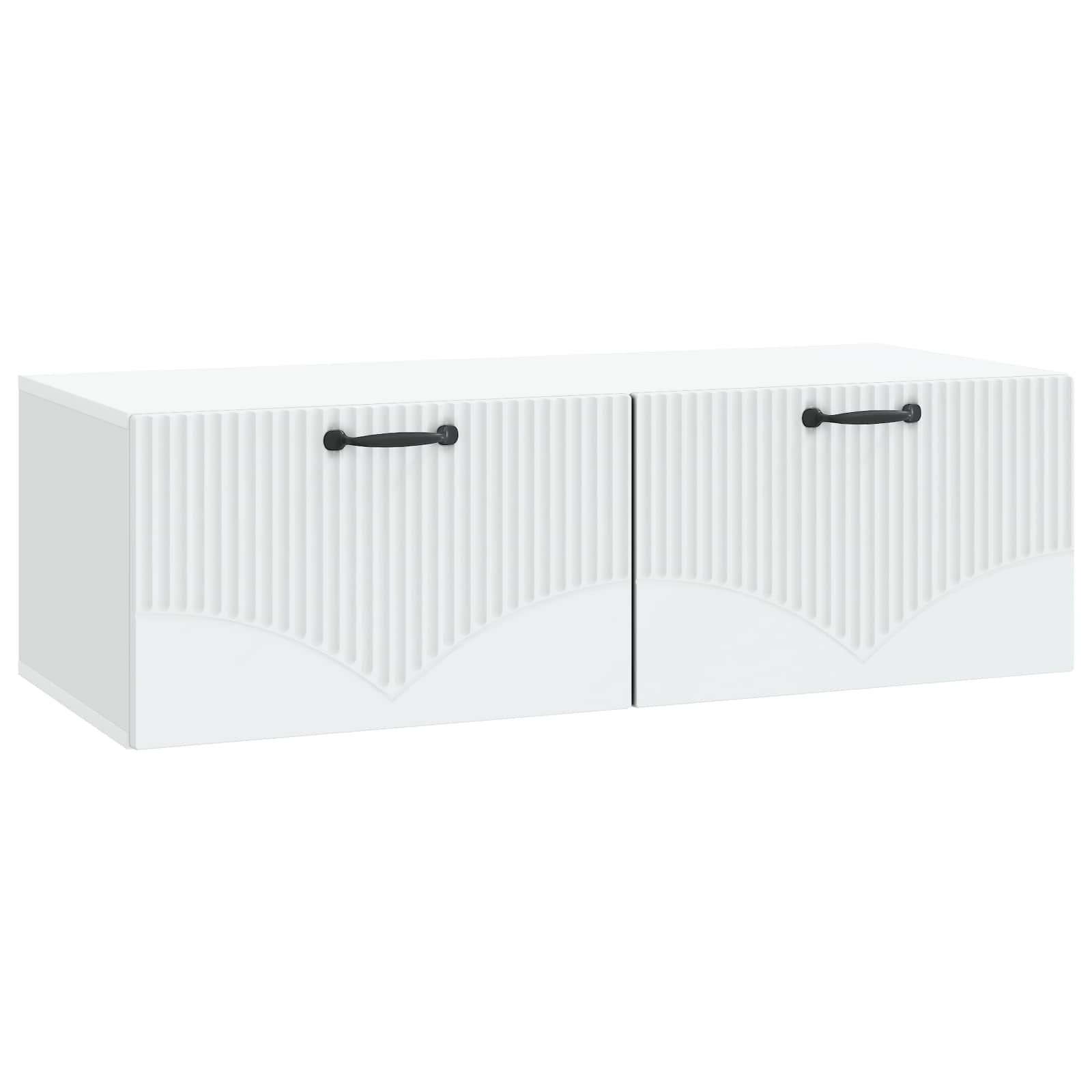Meuble TV mural Blanc 98 x 41 x 30 cm Bois d'ingénierie - XIOS