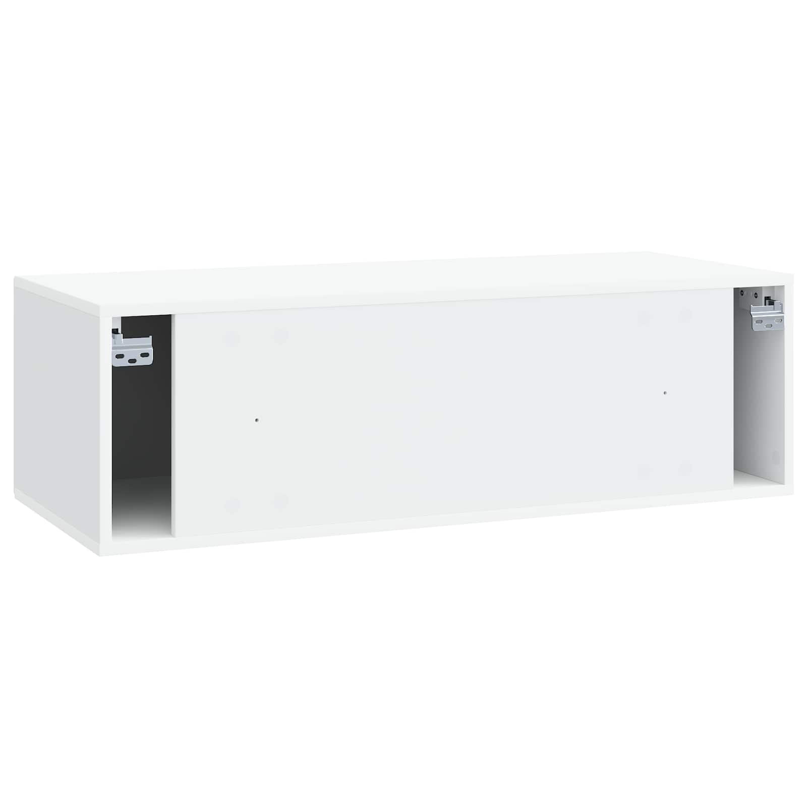 Meuble TV mural Blanc 98 x 41 x 30 cm Bois d'ingénierie - XIOS