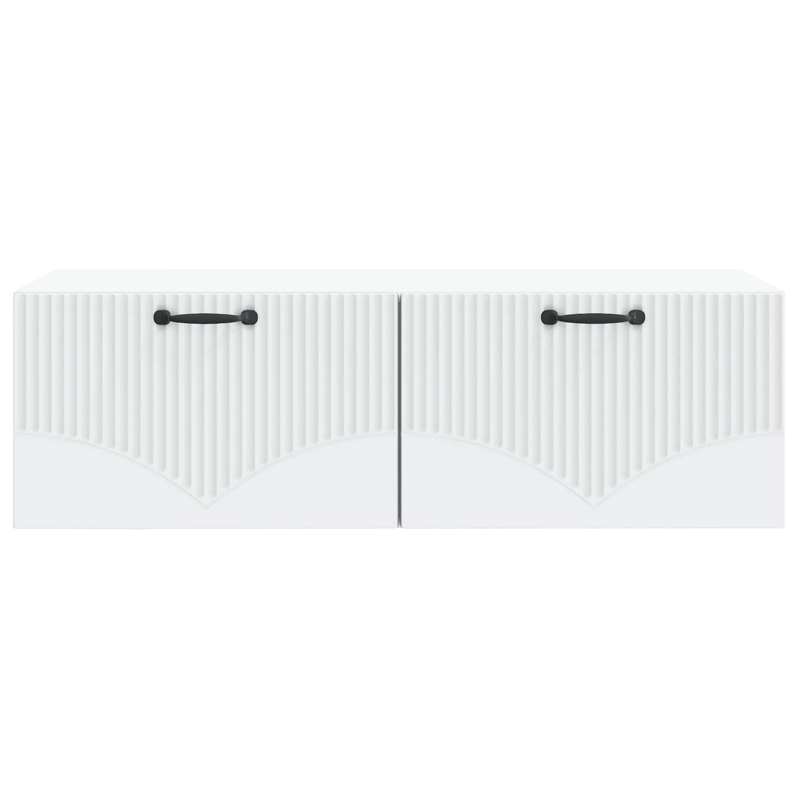 Meuble TV mural Blanc 98 x 41 x 30 cm Bois d'ingénierie - XIOS