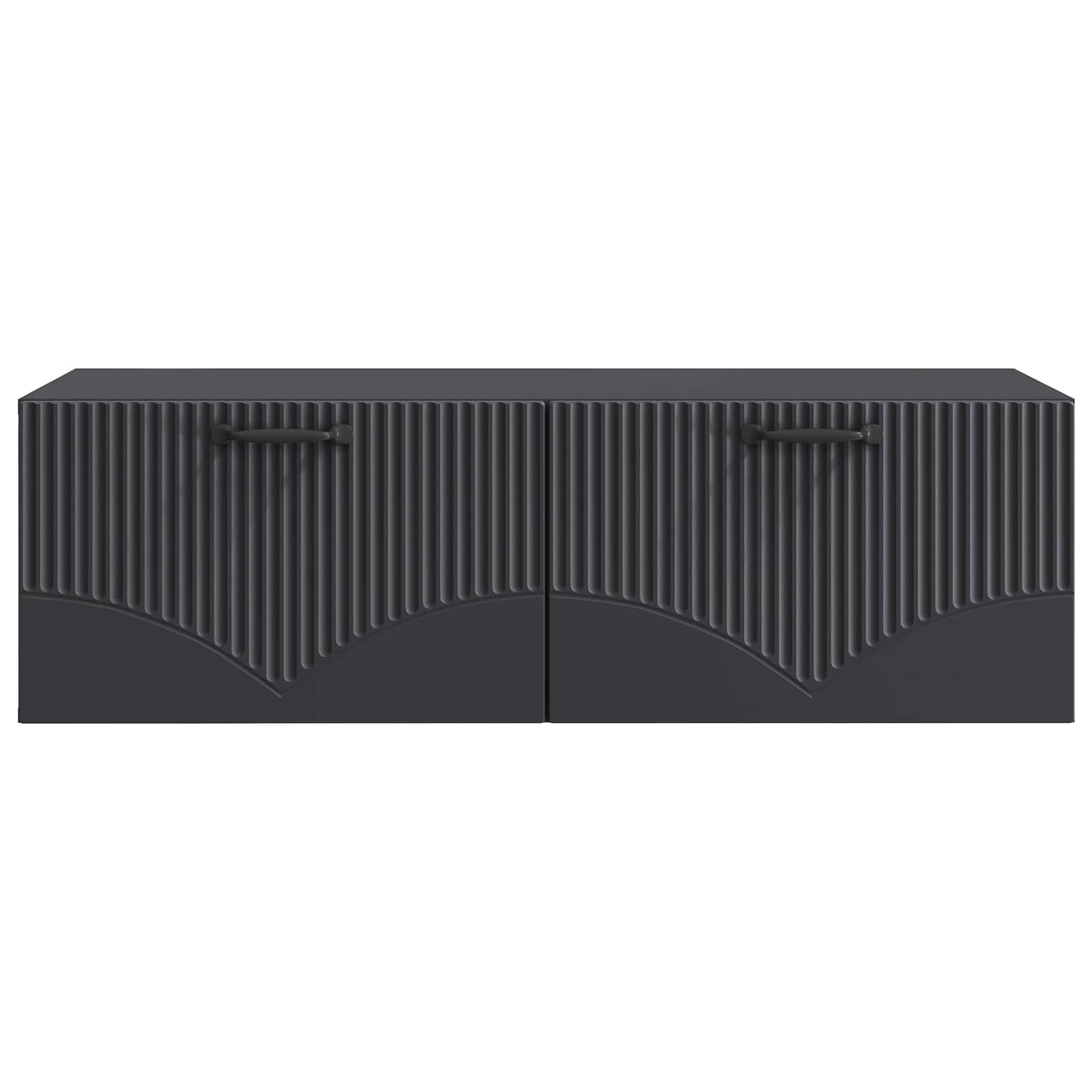 Meuble TV mural Noir 98 x 41 x 30 cm Bois d'ingénierie - XIOS