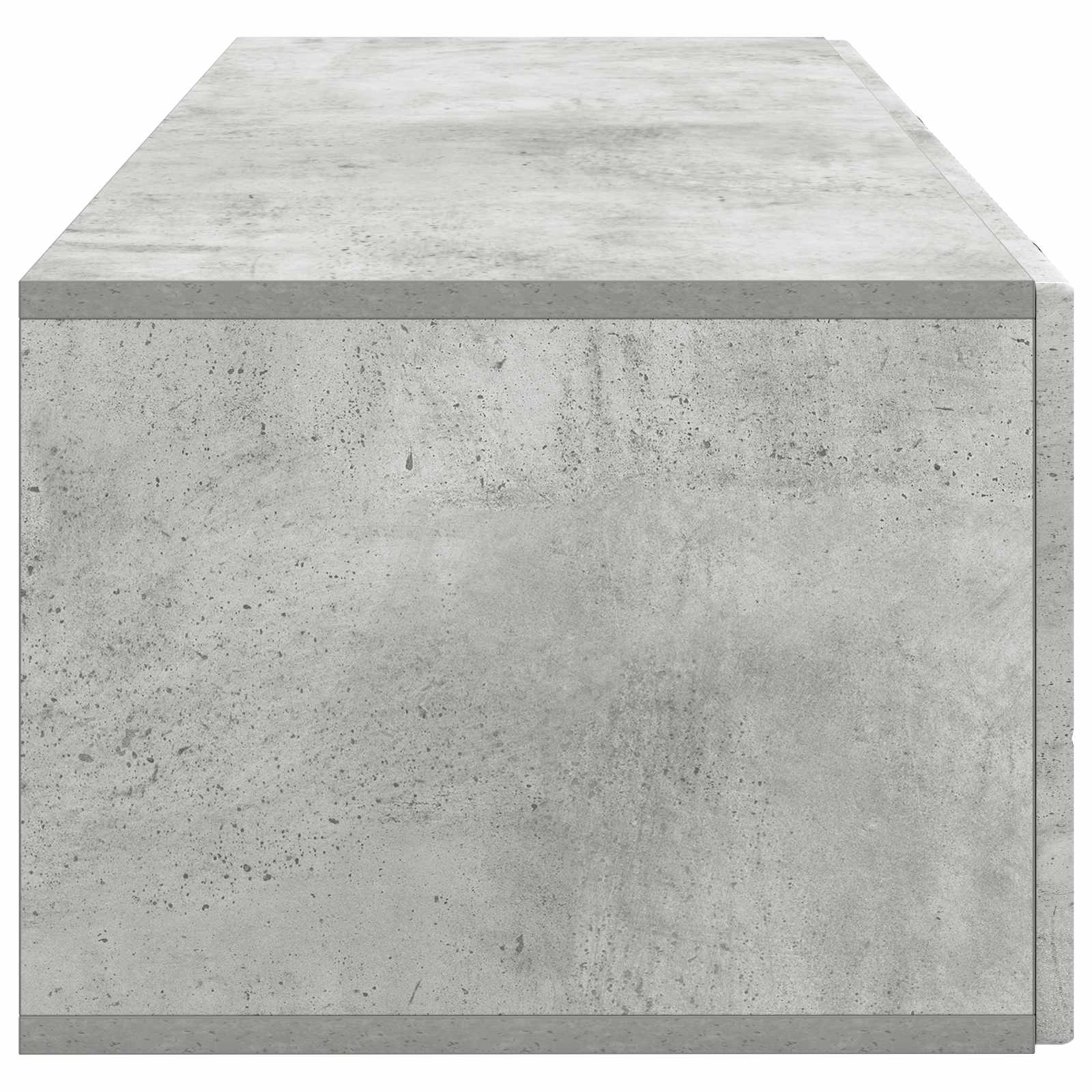 Meuble TV mural Gris béton 98 x 41 x 30 cm Bois d'ingénierie - XIOS
