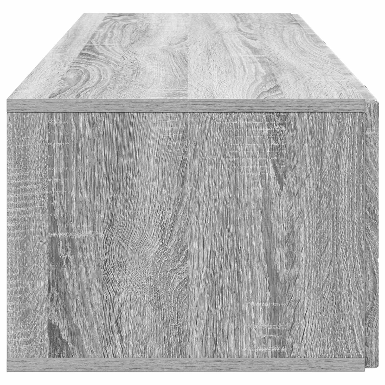 Meuble TV mural Sonoma gris 98 x 41 x 30 cm Bois d'ingénierie - XIOS