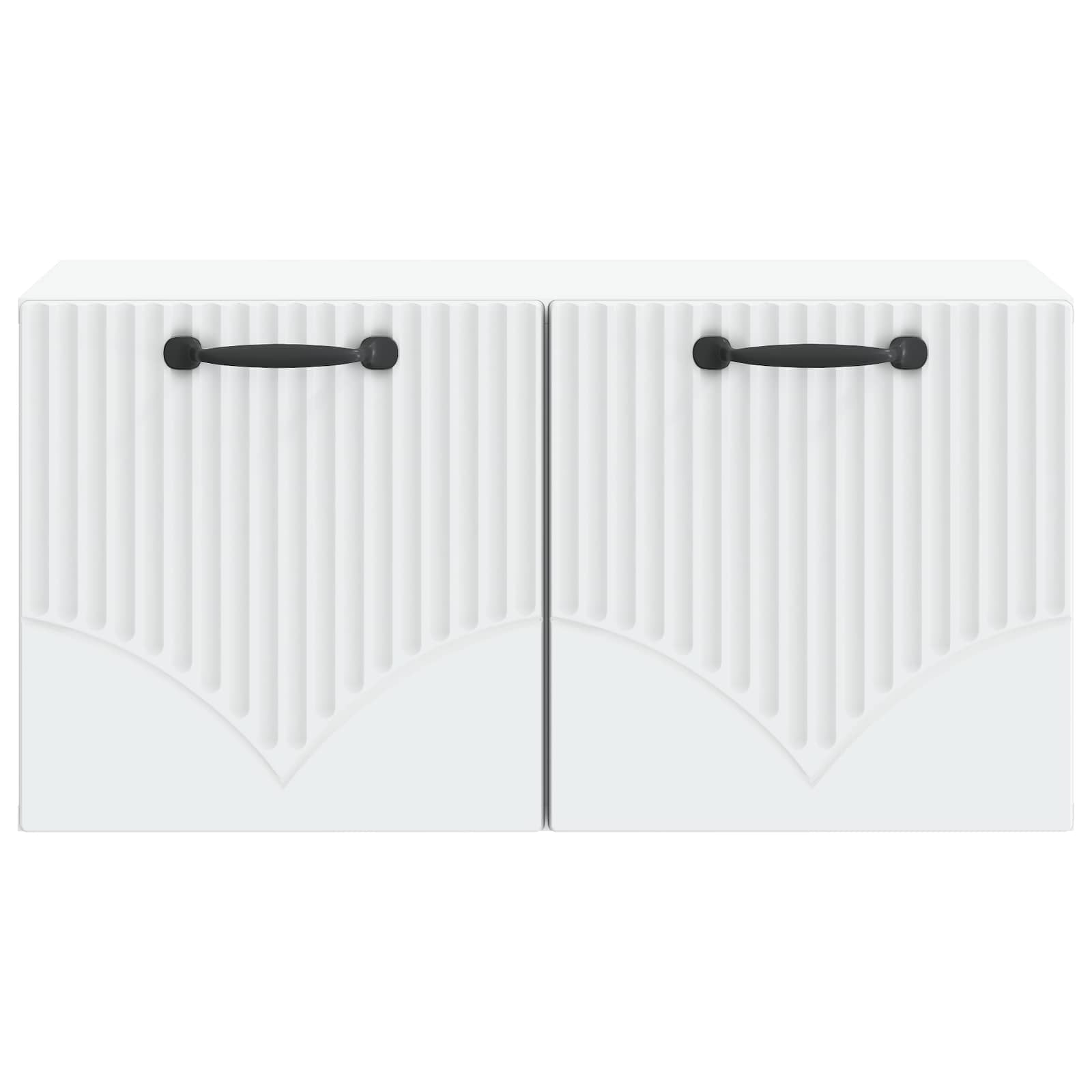 Meuble TV mural Blanc 59,5 x 31 x 30 cm Bois d'ingénierie - XIOS