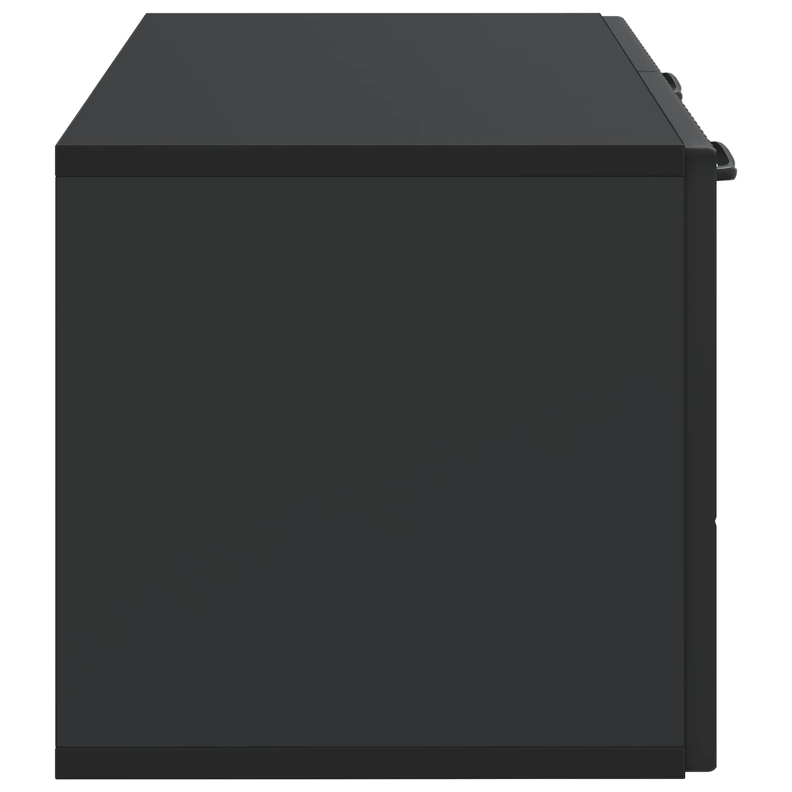 Meuble TV mural Noir 59,5 x 31 x 30 cm Bois d'ingénierie - XIOS