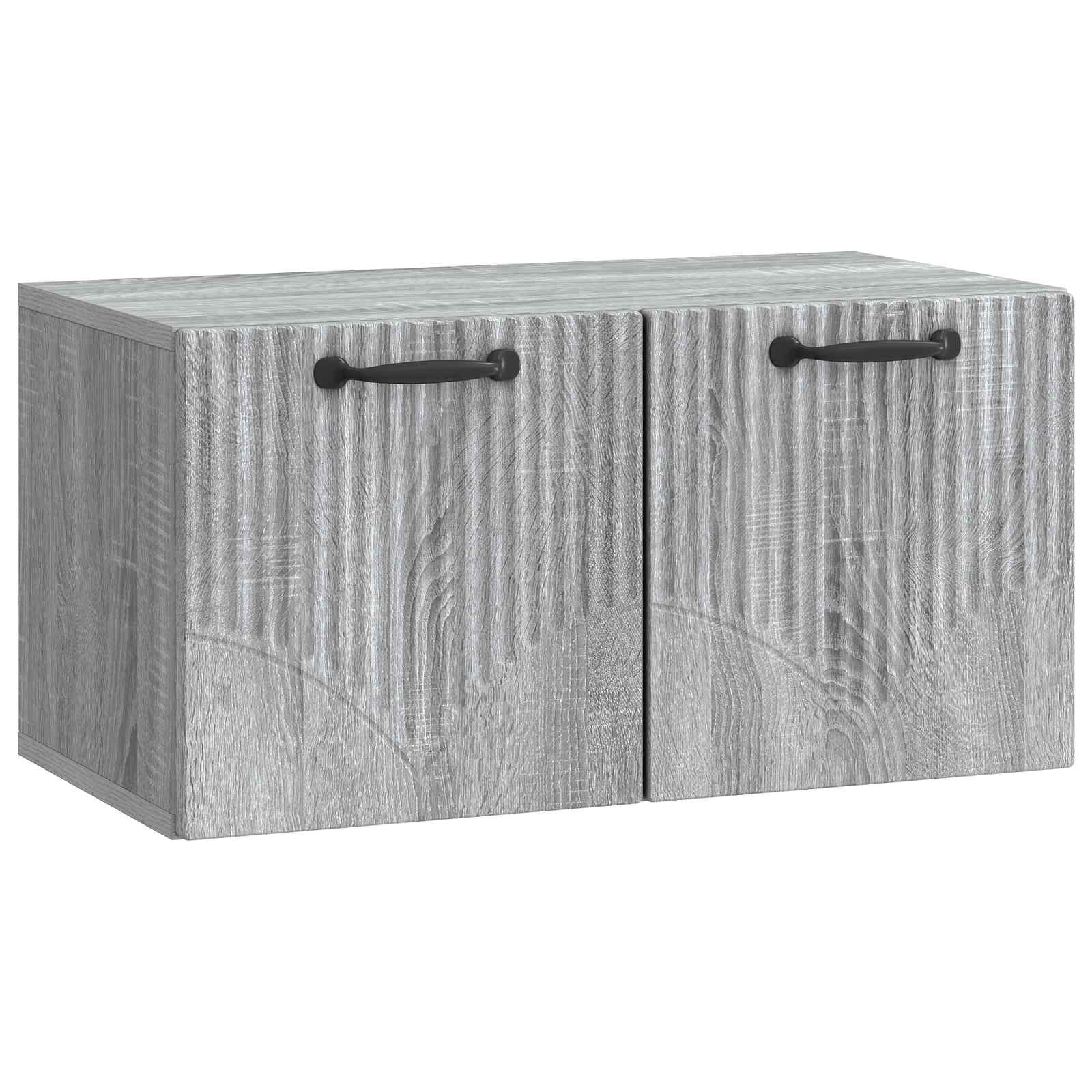 Meuble TV mural Sonoma gris 59,5 x 31 x 30 cm Bois d'ingénierie - XIOS