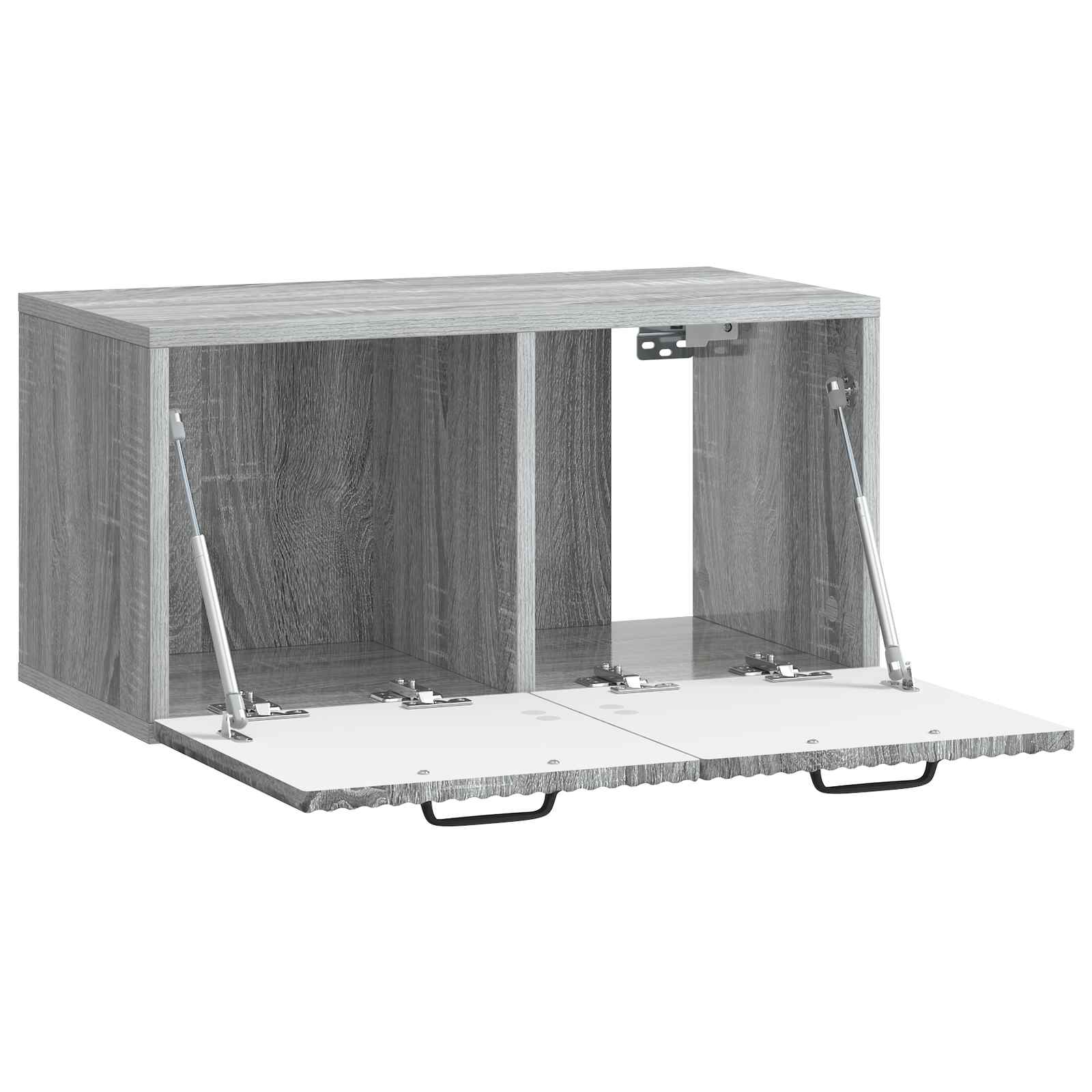 Meuble TV mural Sonoma gris 59,5 x 31 x 30 cm Bois d'ingénierie - XIOS