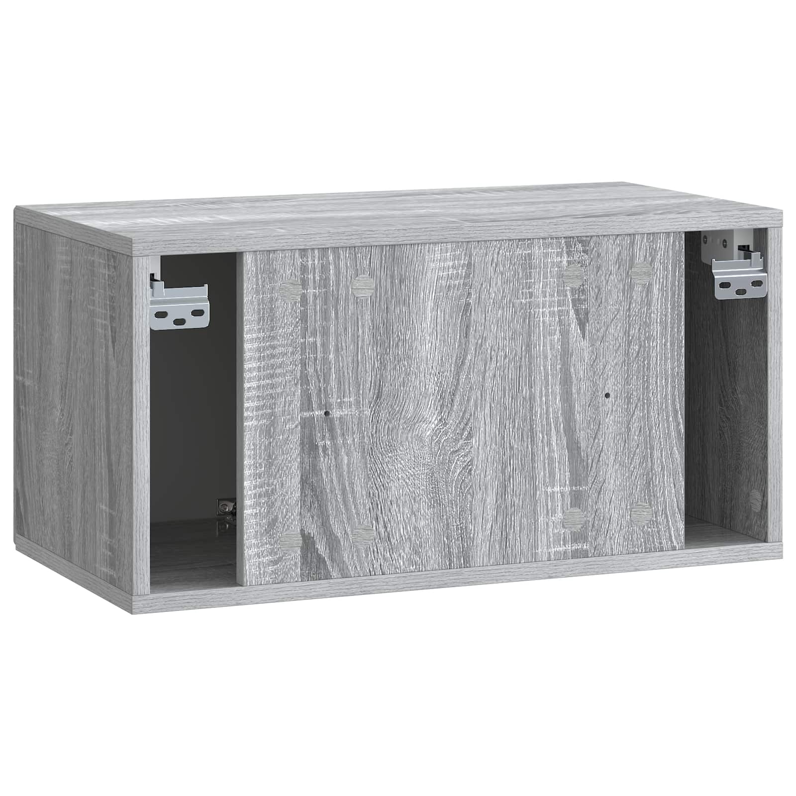 Meuble TV mural Sonoma gris 59,5 x 31 x 30 cm Bois d'ingénierie - XIOS